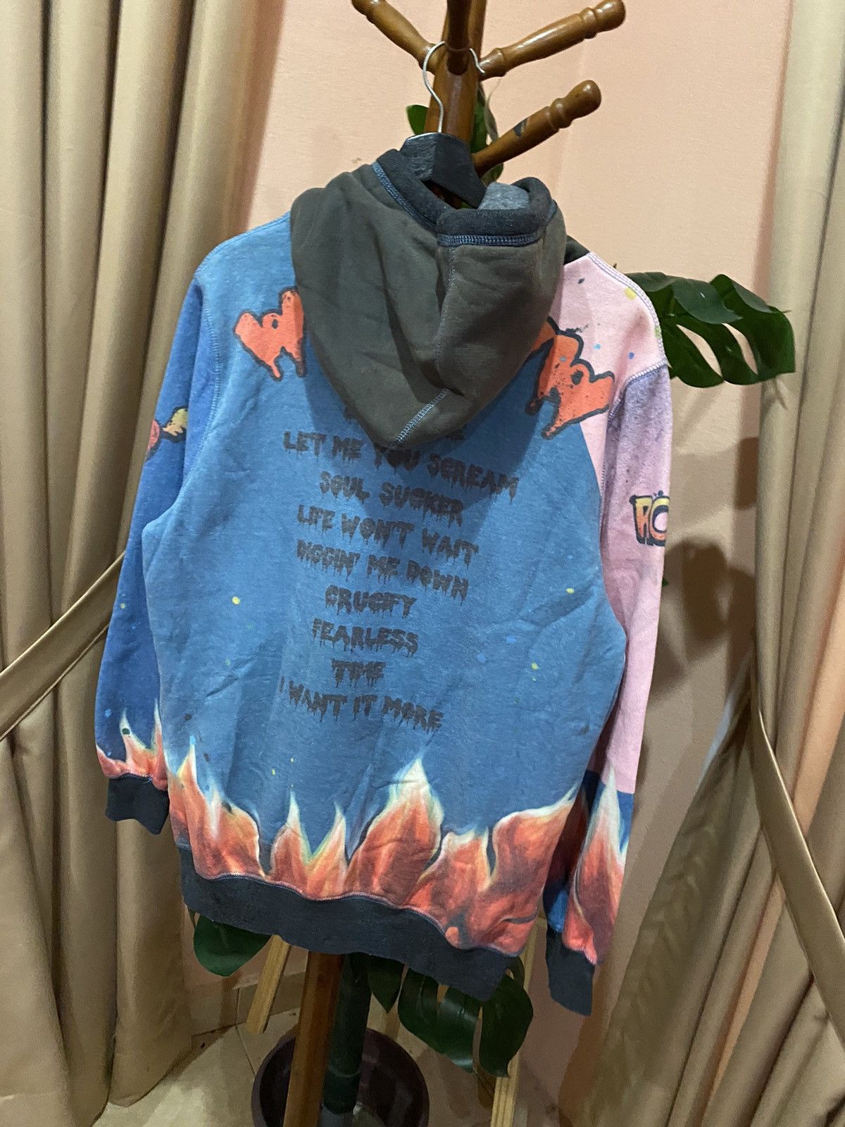 Band Tees VINTAGE CRAZY ORIGINALE PAUL STANLEY OZZY OSBOURNE HOODIE Size US L / EU 52-54 / 3 - 7 Thumbnail