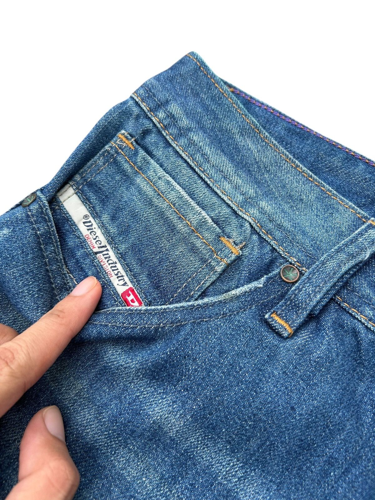 Diesel Flare Diesel Button Fly Distressed Denim Jeans Size US 32 / EU 48 - 5 Thumbnail