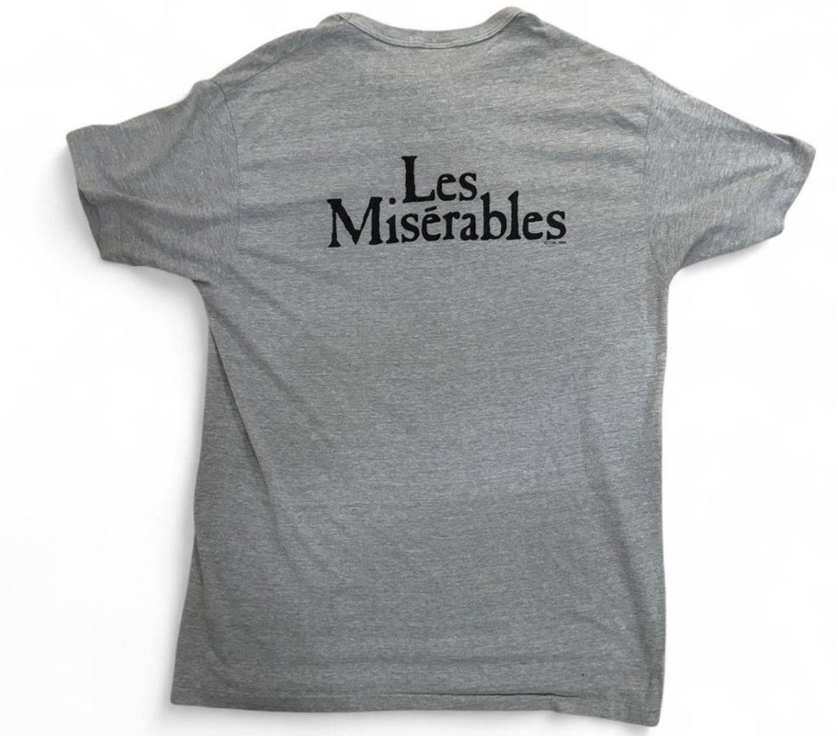 Hanes Les Miserables Gray Single Stitch Broadway Graphic T-Shirt Size US L / EU 52-54 / 3 - 2 Thumbnail