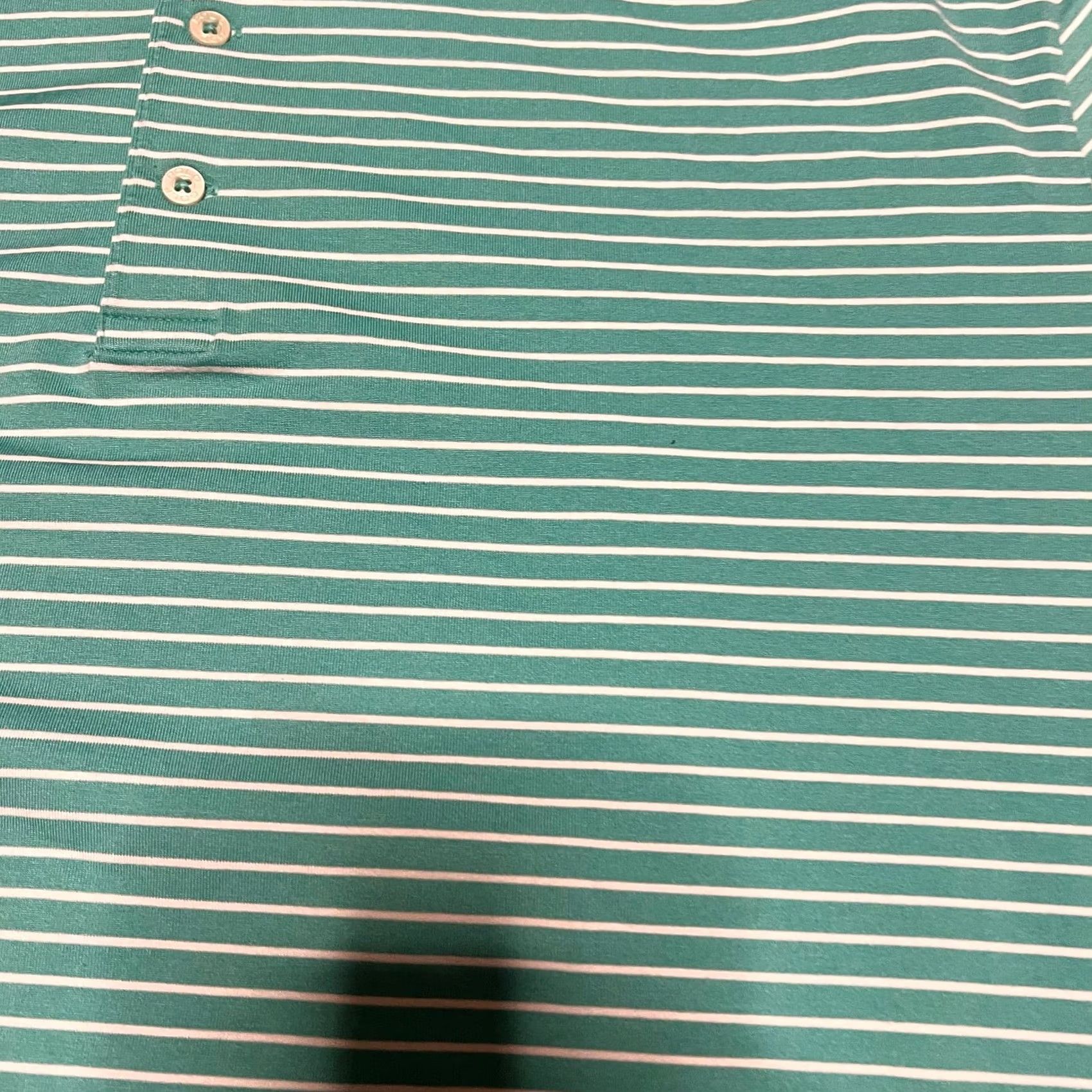 Polo Ralph Lauren Polo Ralph Lauren Polo Shirt Mens XXL Green Striped Performance Polo Golf Shirt Mens XXL Green Striped Performance Size US XXL / EU 58 / 5 - 2 Thumbnail