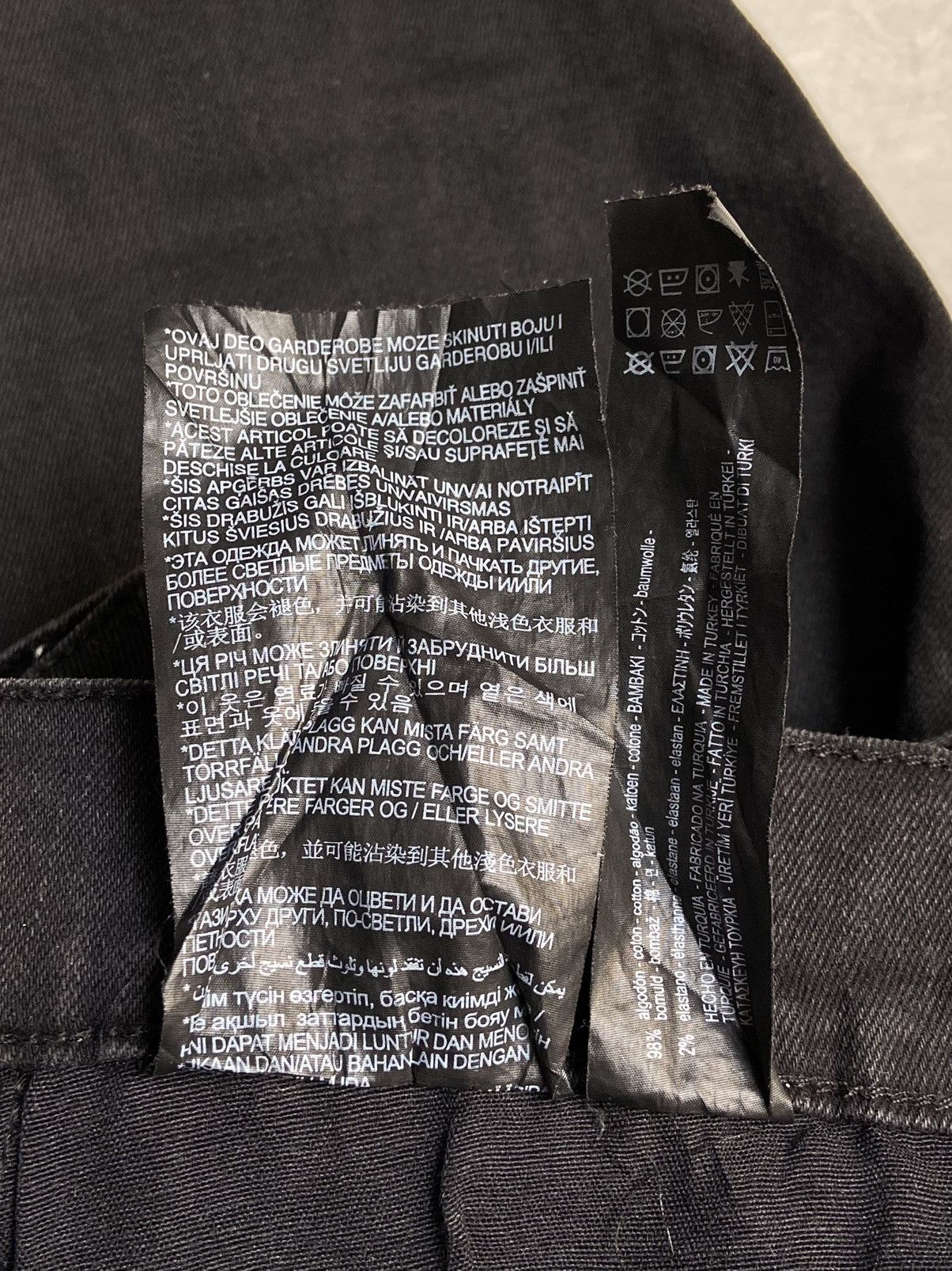 Zara ZARA MAN Black Buttonfly Zip Denim Size US 28 / EU 44 - 16 Thumbnail