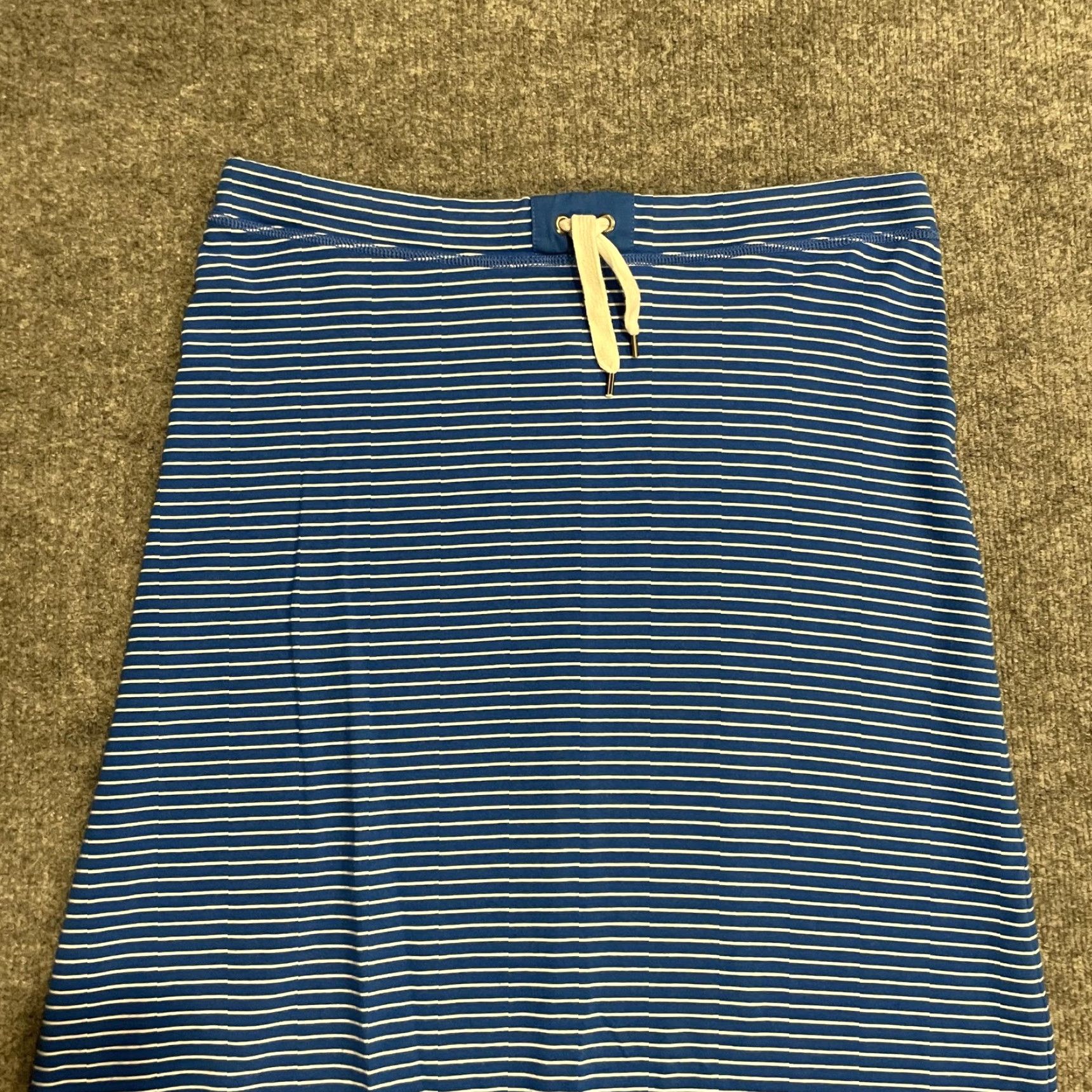 Ralph Lauren Lauren Ralph Lauren Jeans Company Maxi Skirt Womens Medium Blue Striped Modal Size 32" / US 10 / IT 46 - 3 Thumbnail
