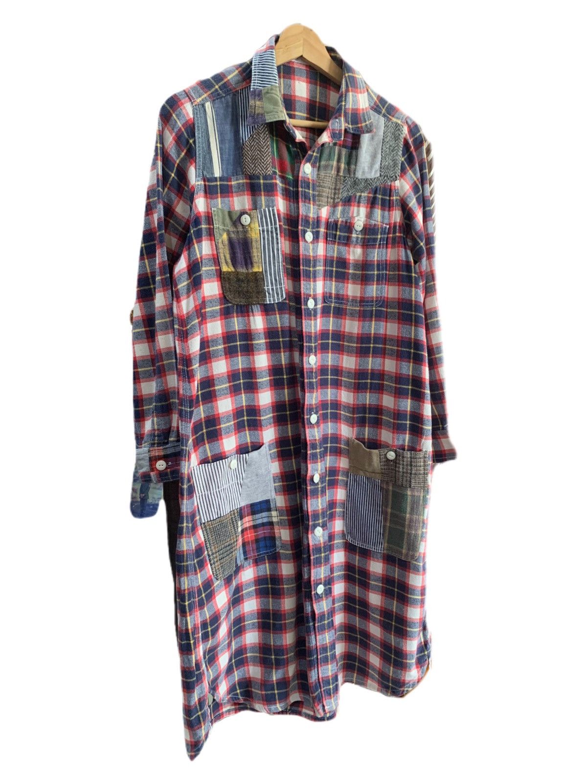 Issey Miyake Rare Net-Net by Issey Miyake Patchwork Shirt Size US L / EU 52-54 / 3 - 1 Thumbnail