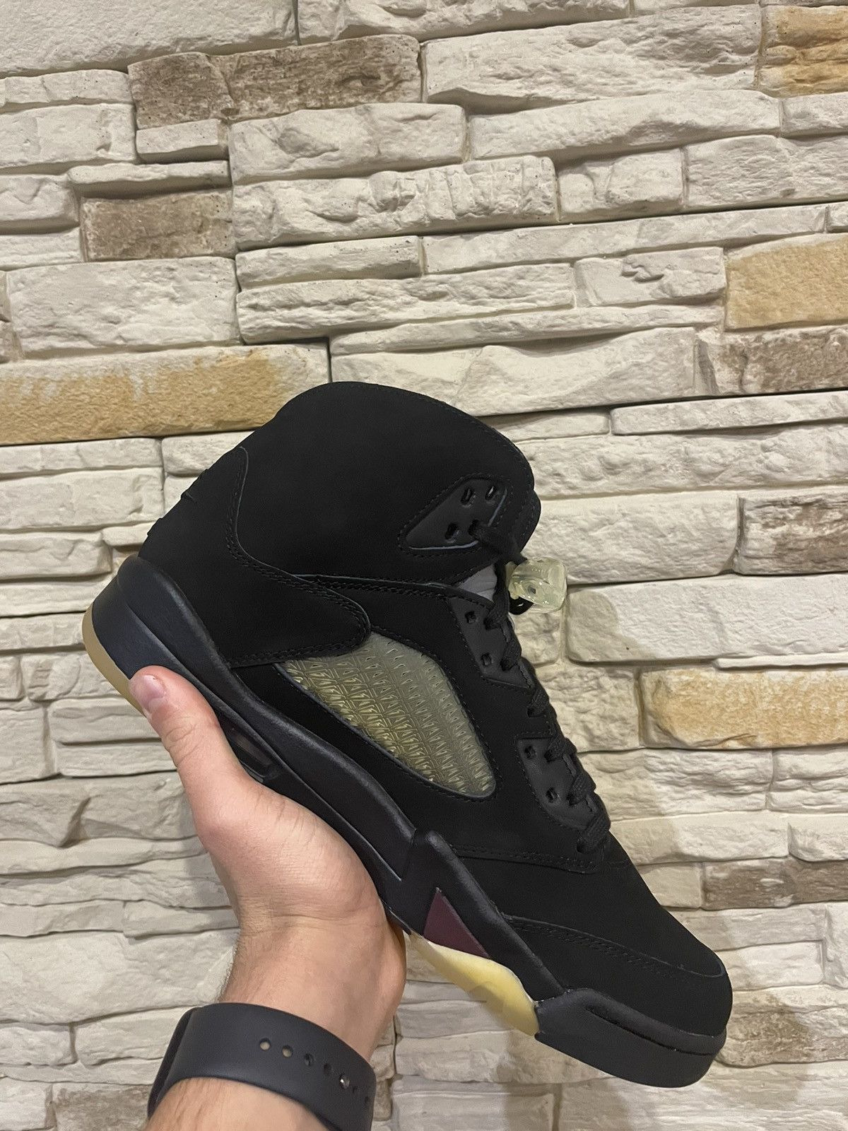 image of Jordan 5 A Ma Maniere Dusk Shoes in Black, Men's (Size 10)