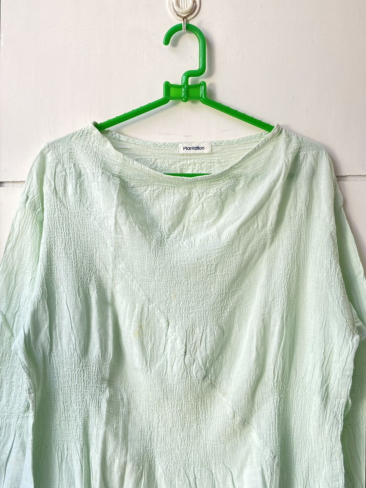 Designer × Issey Miyake × Japanese Brand PLANTATION Green T-shirt Size US S / EU 44-46 / 1 - 2 Thumbnail