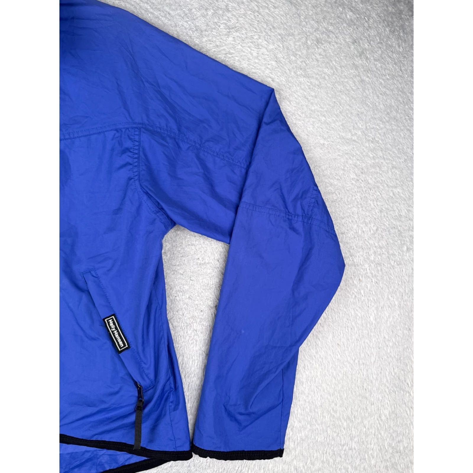 Helly Hansen Helly Hansen Jacket Womens Extra Small Blue Windbreaker Mock Neck Teijen Silmond Size L / US 10 / IT 46 - 2 Thumbnail