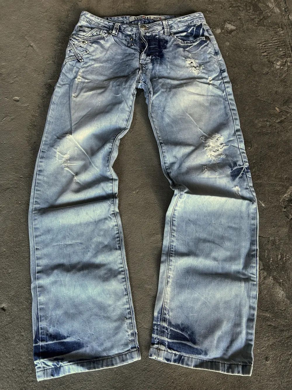 Hysteric Glamour VTG Streetwear Distressed Hysteric Balenci Style Jeans Size US 32 / EU 48 - 2 Thumbnail