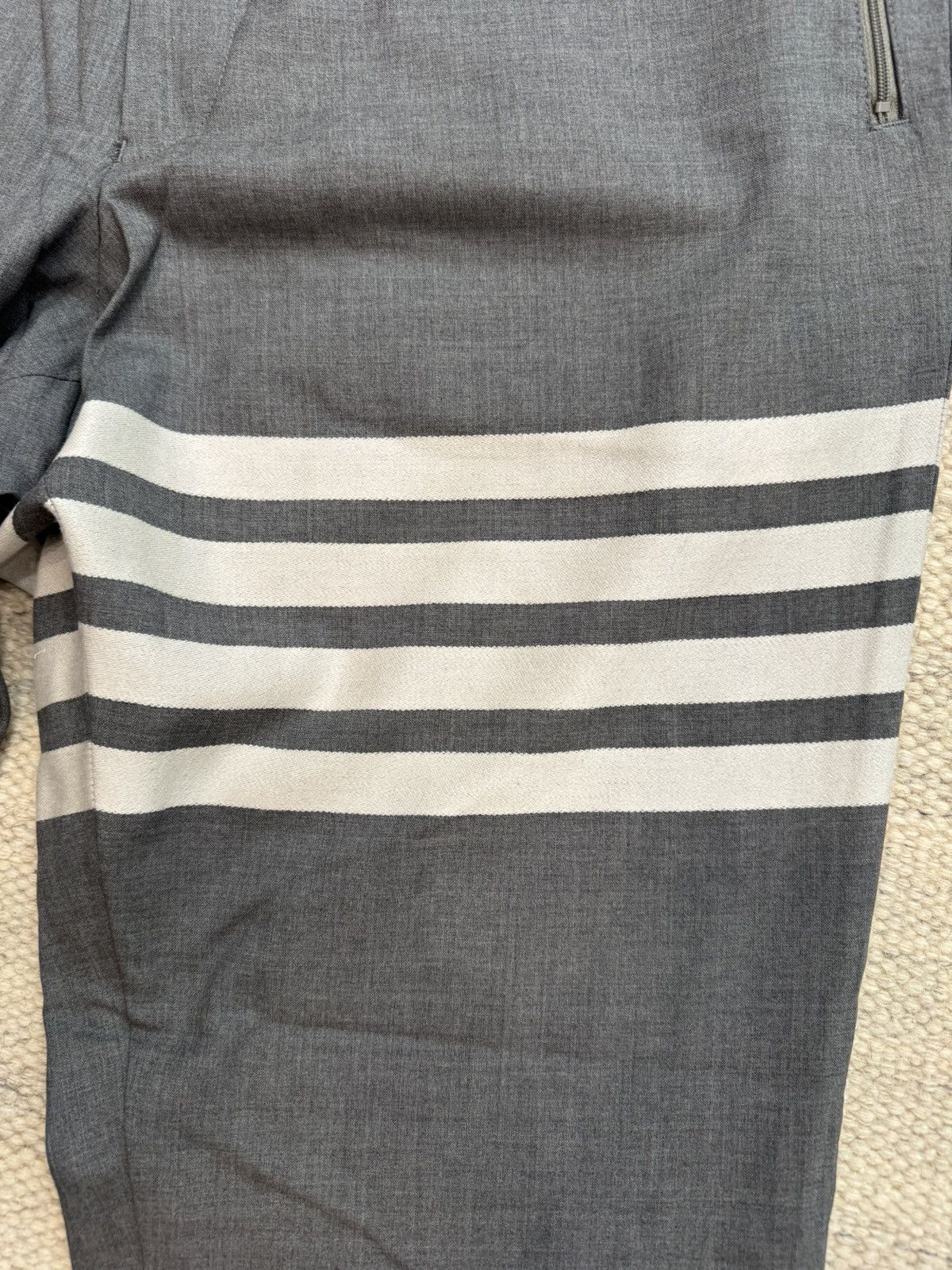 Thom Browne Thom Browne Wool Pants Elasticated Waist with Bar Stripes Size US 36 / EU 52 - 3 Thumbnail