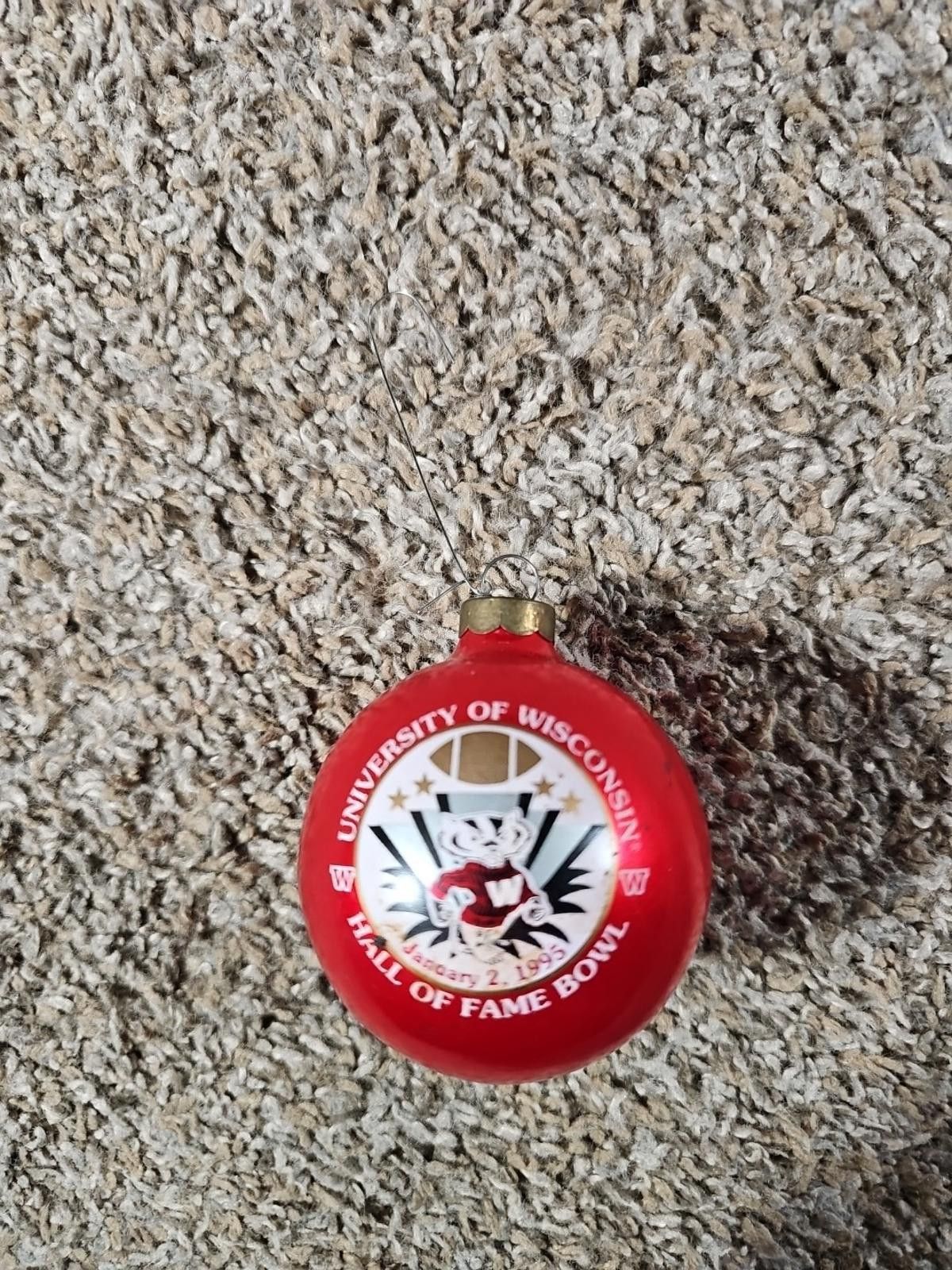 Other University Of Wisconsin Hall Of Fame Bowl 1995 Ornament Size ONE SIZE - 2 Thumbnail
