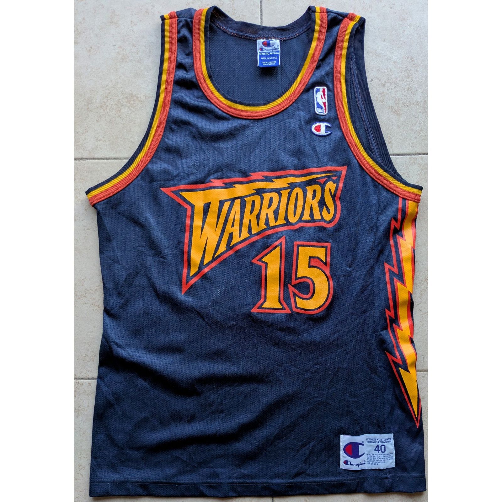 Champion × NBA SPREWELL 1997 Golden State Warriors 90s jersey 40 Bolt vtg Size US M / EU 48-50 / 2 - 1 Thumbnail