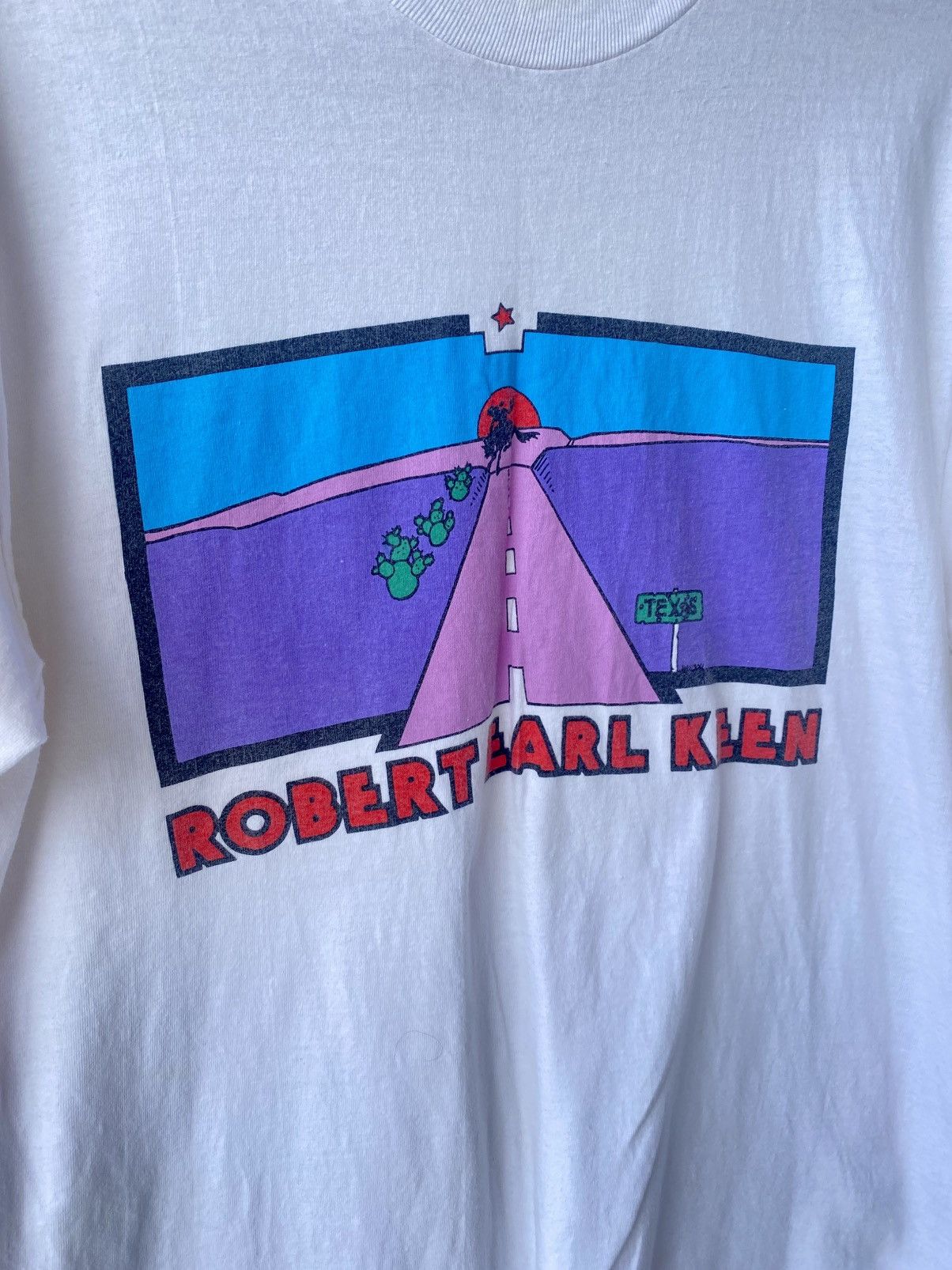 Band Tees Vintage 90’s Robert Earl Keen Short Sleeve T-Shirt Size US L / EU 52-54 / 3 - 3 Thumbnail