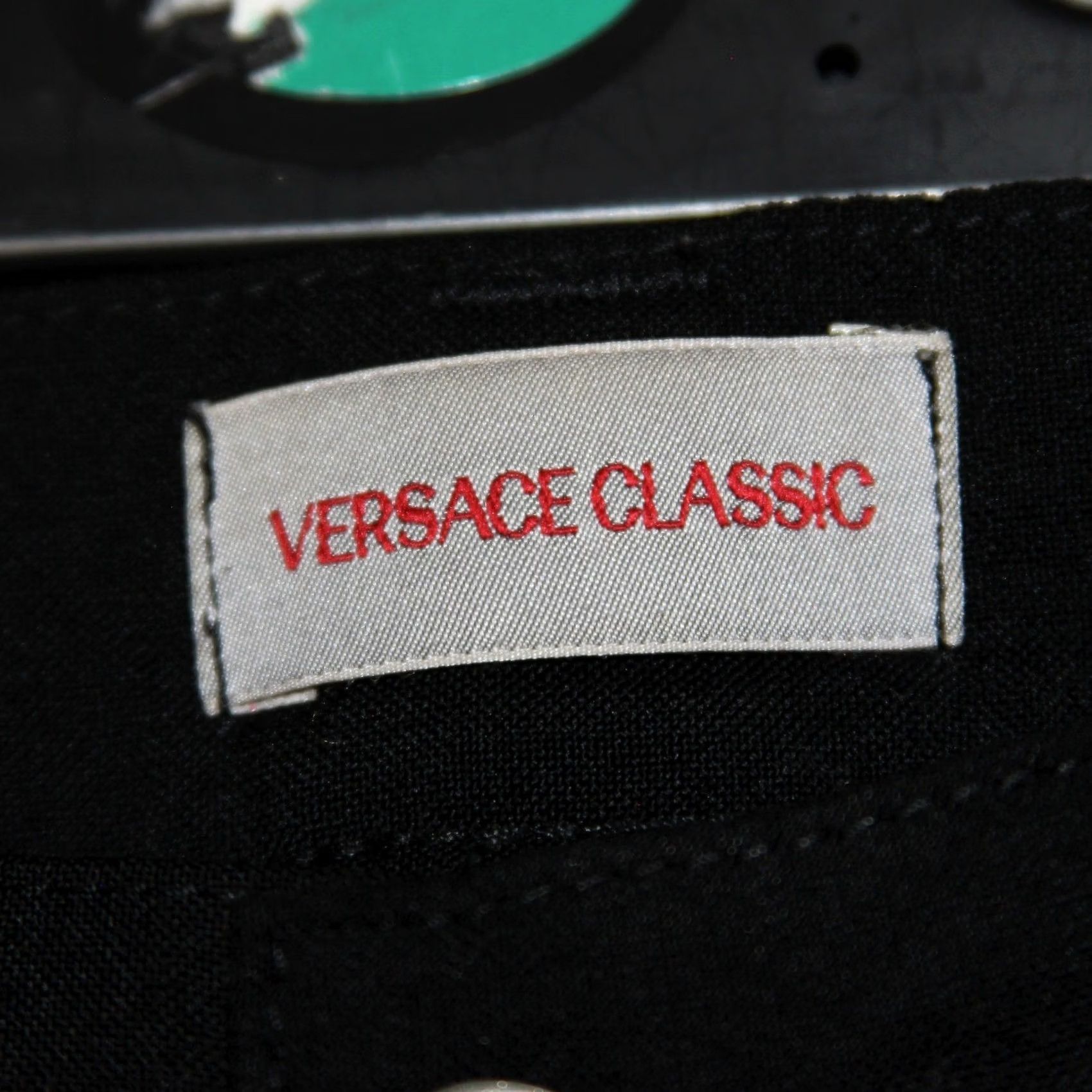 Versace Versace Classic Dress Pants Trousers Italy Size 42 Black Virgin Wool VTG Men's Size US 42 / EU 58 - 3 Thumbnail