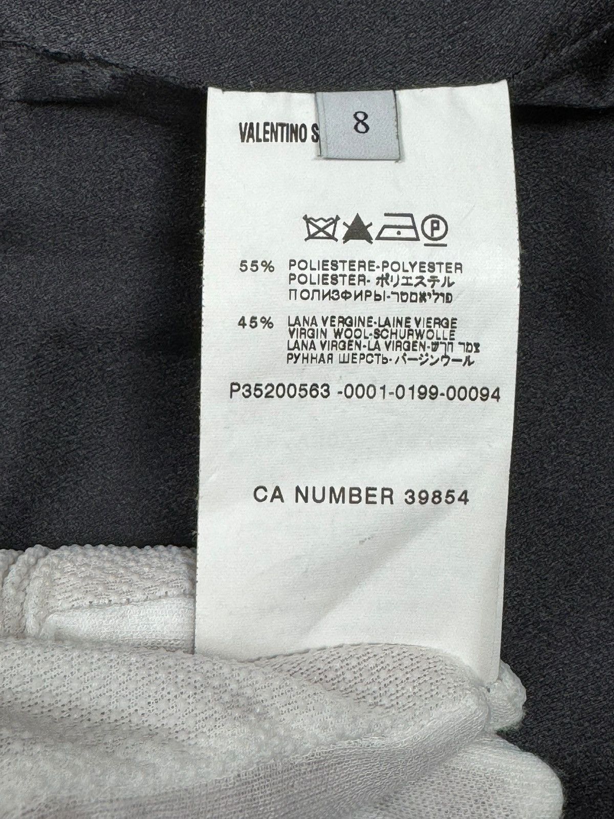 Valentino Valentino Belted Wool-Polyester Pleated Dress size 8 Size S / US 4 / IT 40 - 15 Thumbnail