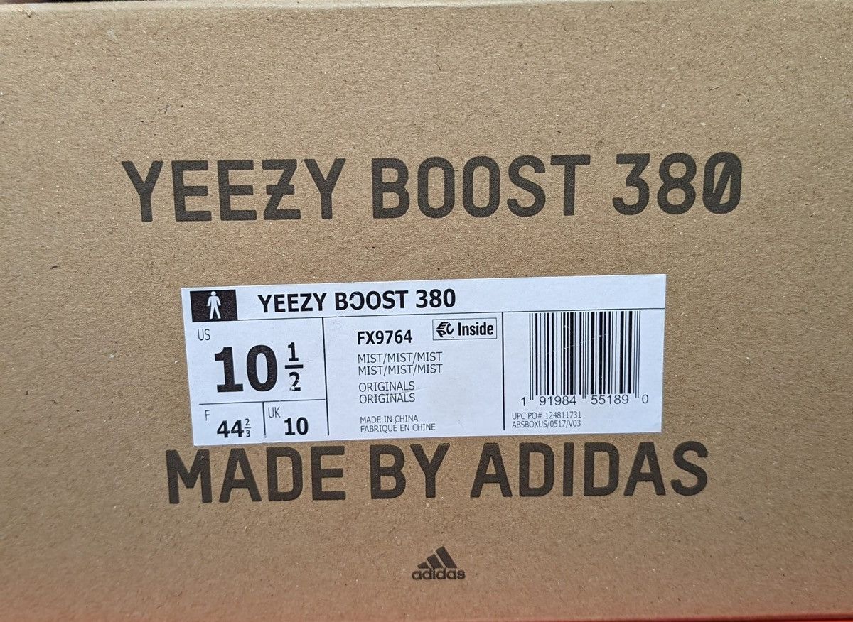 Yeezy Size 10.5 - adidas Yeezy Boost 380 Mist Non-Reflective Size US 10.5 / EU 43-44 - 7 Thumbnail