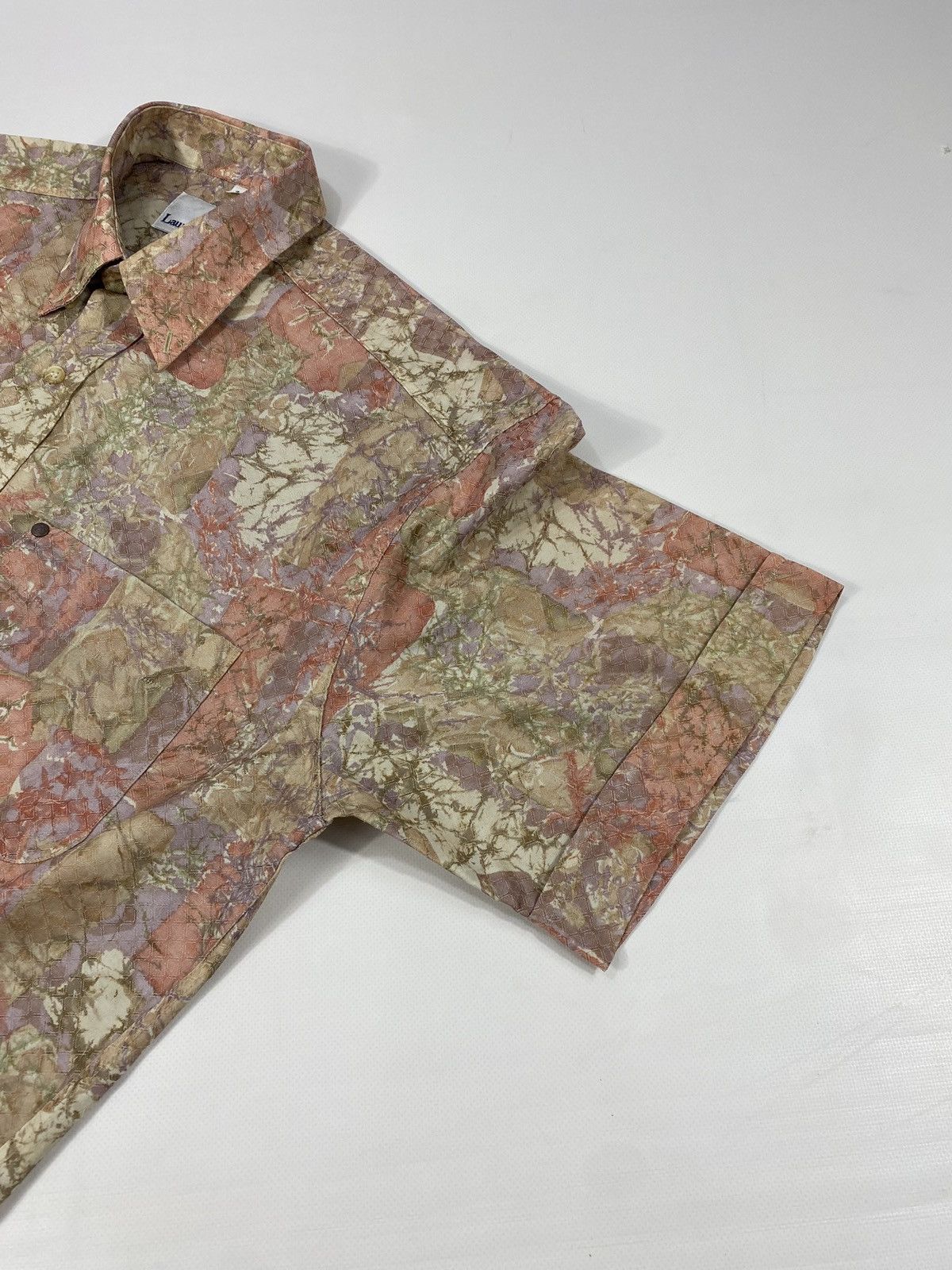 Vintage 90s Lauren Cerrer Paris Party Festival Radiant Waffle Shirt Size US L / EU 52-54 / 3 - 7 Thumbnail