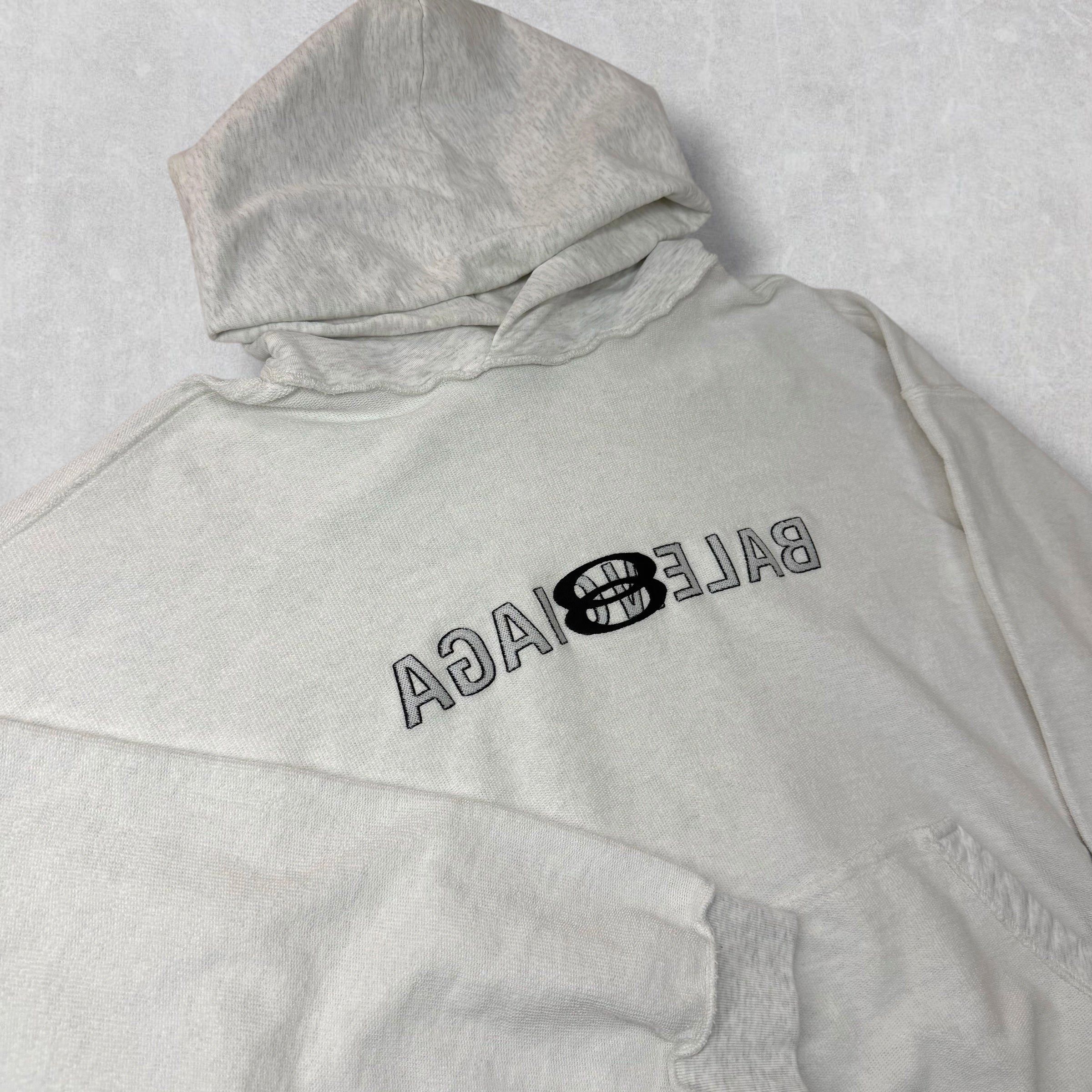 Balenciaga Balenciaga Inside Out Unity Logo Hoodie L Size US L / EU 52-54 / 3 - 3 Thumbnail