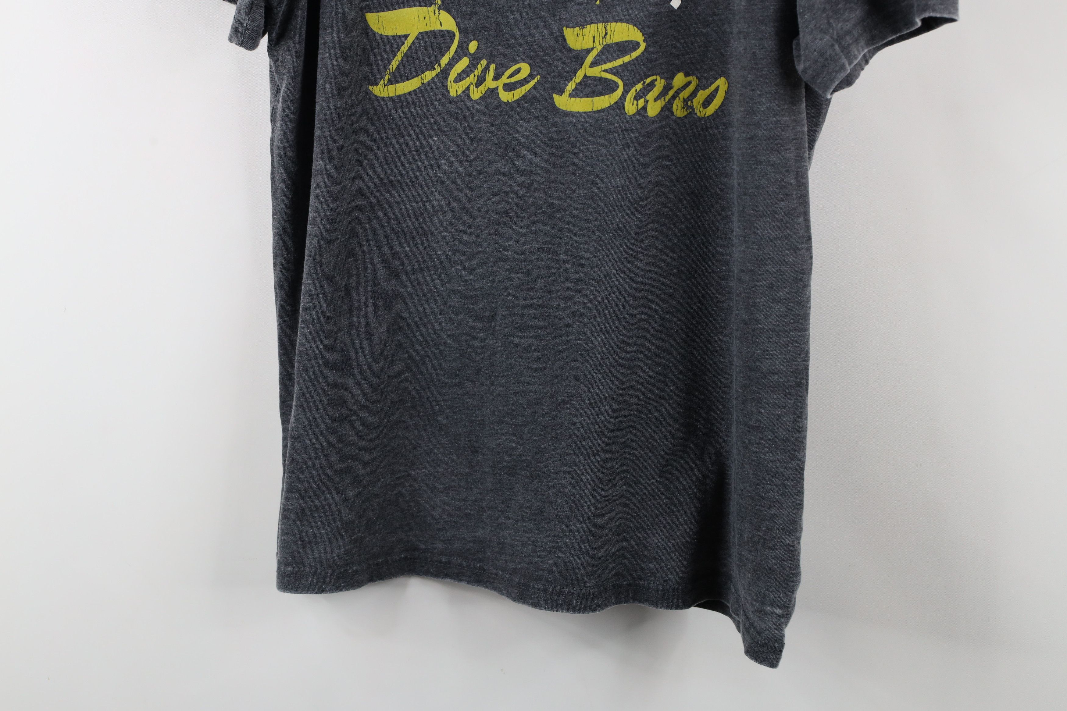 Lucky Brand × Vintage Venice Burnout x Lucky Brand Cars Dive Bars T-Shirt Gray Size US L / EU 52-54 / 3 - 3 Thumbnail