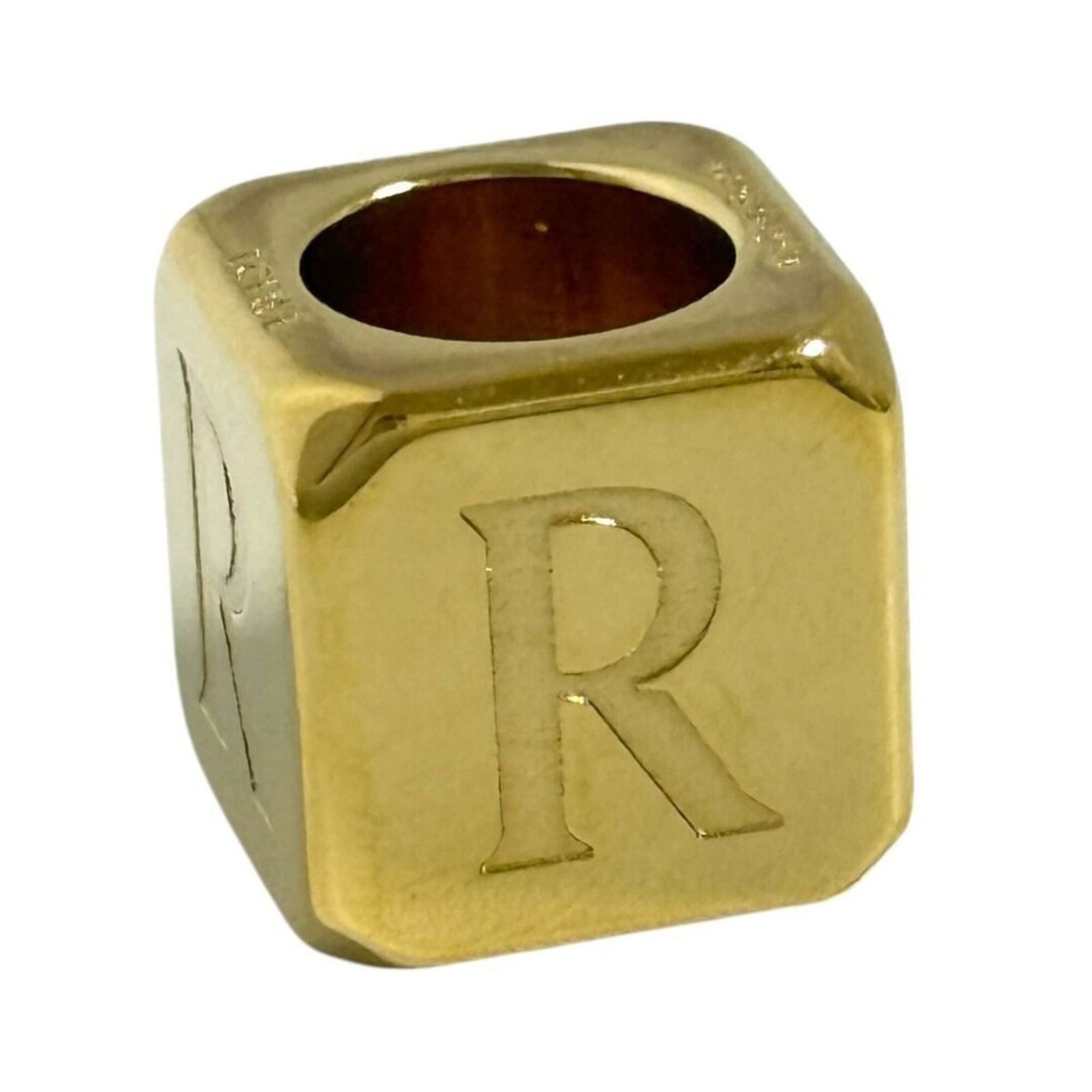 Loewe Loewe Unisex Small Dice Charm Initial Alphabet R Size ONE SIZE - 1 Thumbnail
