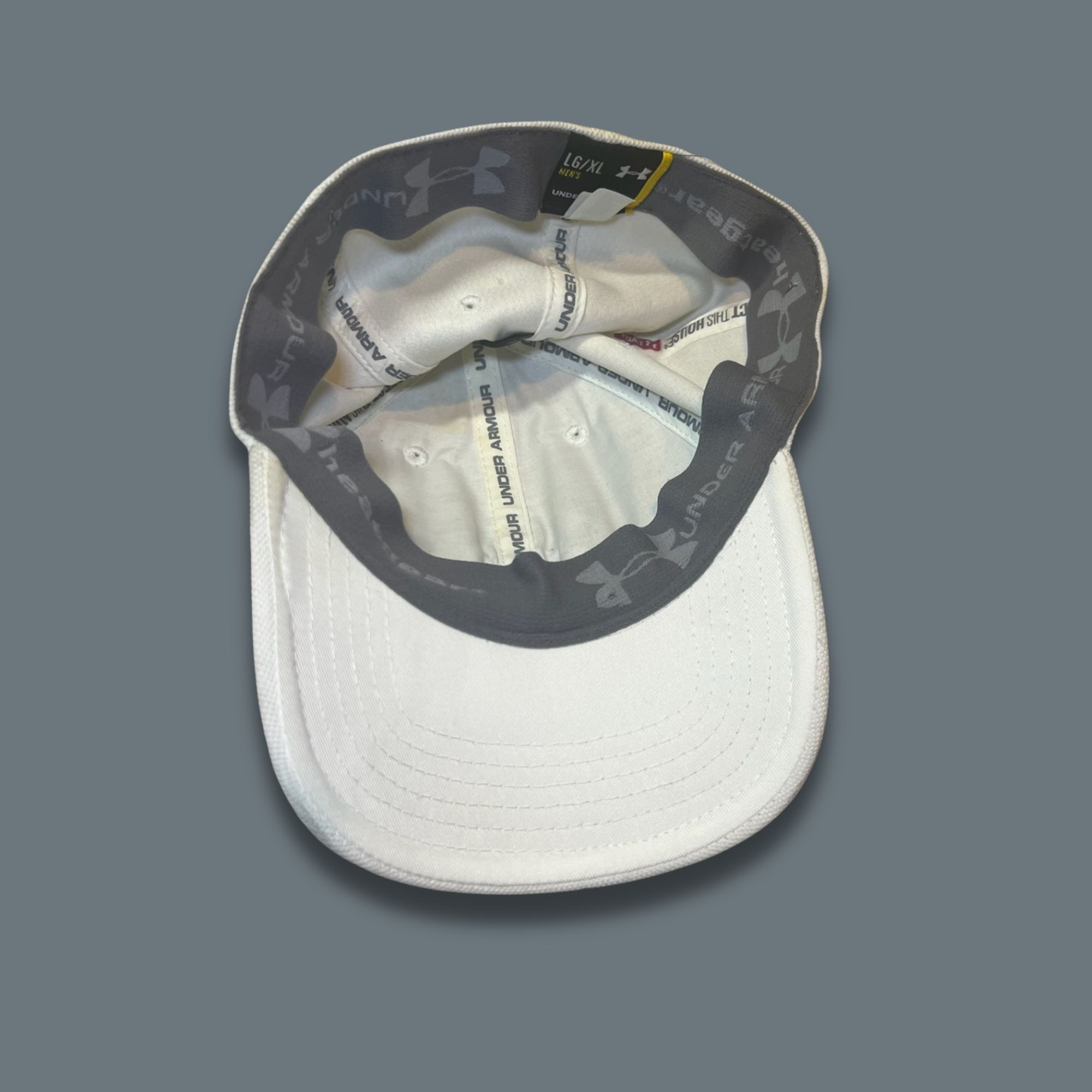 Under Armour Under Armour Mens Blitzing 3.0 Cap L/XL White Black Logo Bre Size ONE SIZE - 3 Thumbnail