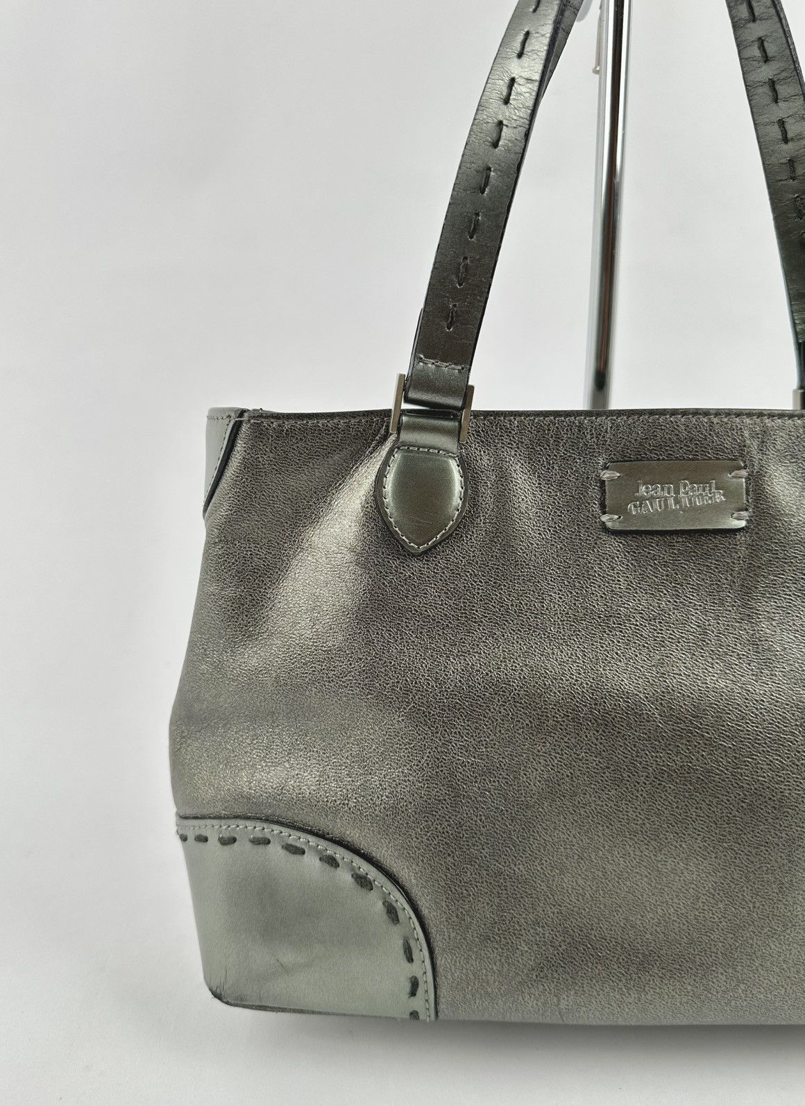 Jean Paul Gaultier Jean Paul Gaultier- Hand / Tote bag Silver Metallic Color Size ONE SIZE - 3 Thumbnail