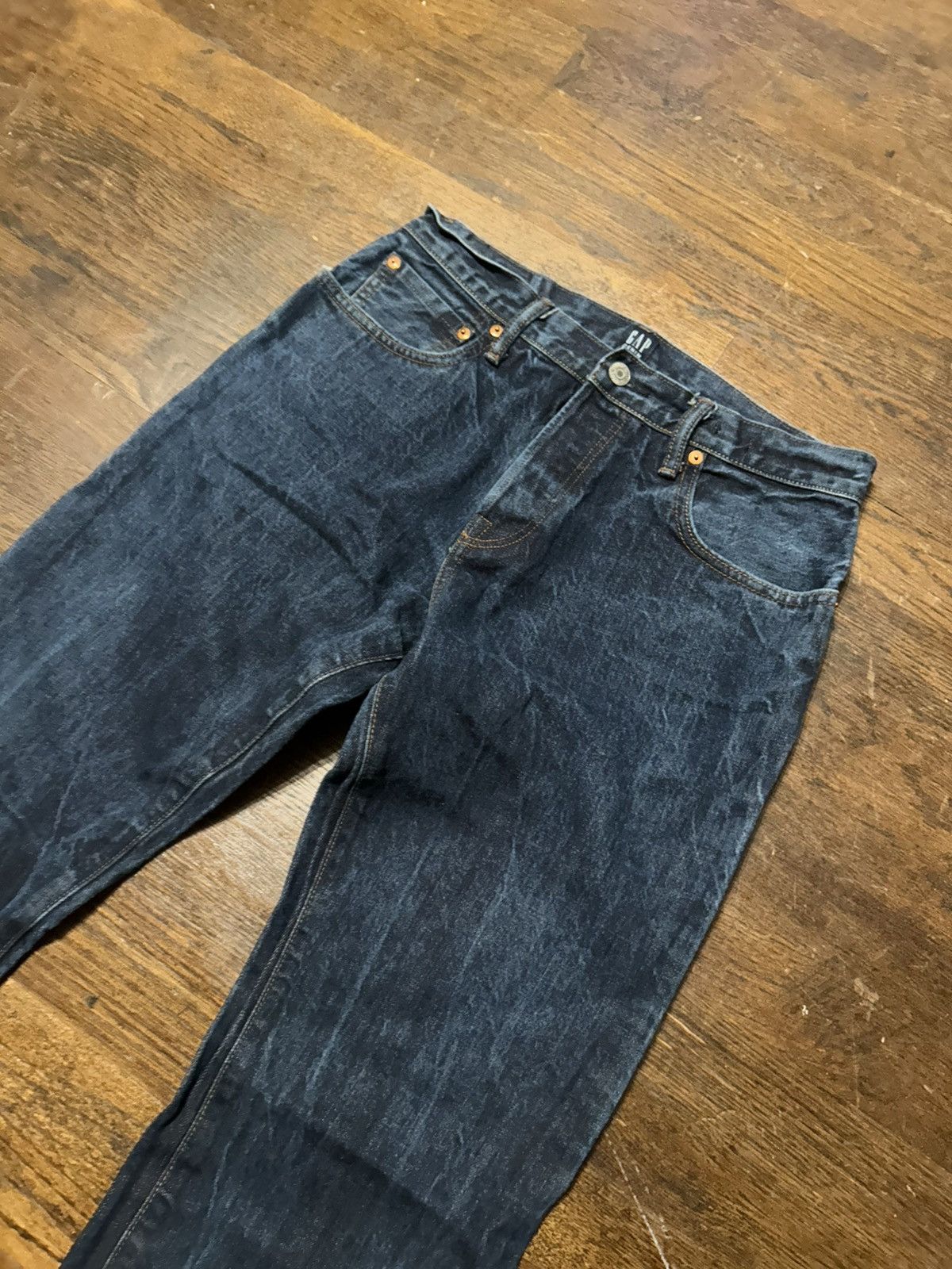 Gap Gap Straight Leg Selvedge Denim Jeans Size US 30 / EU 46 - 3 Thumbnail