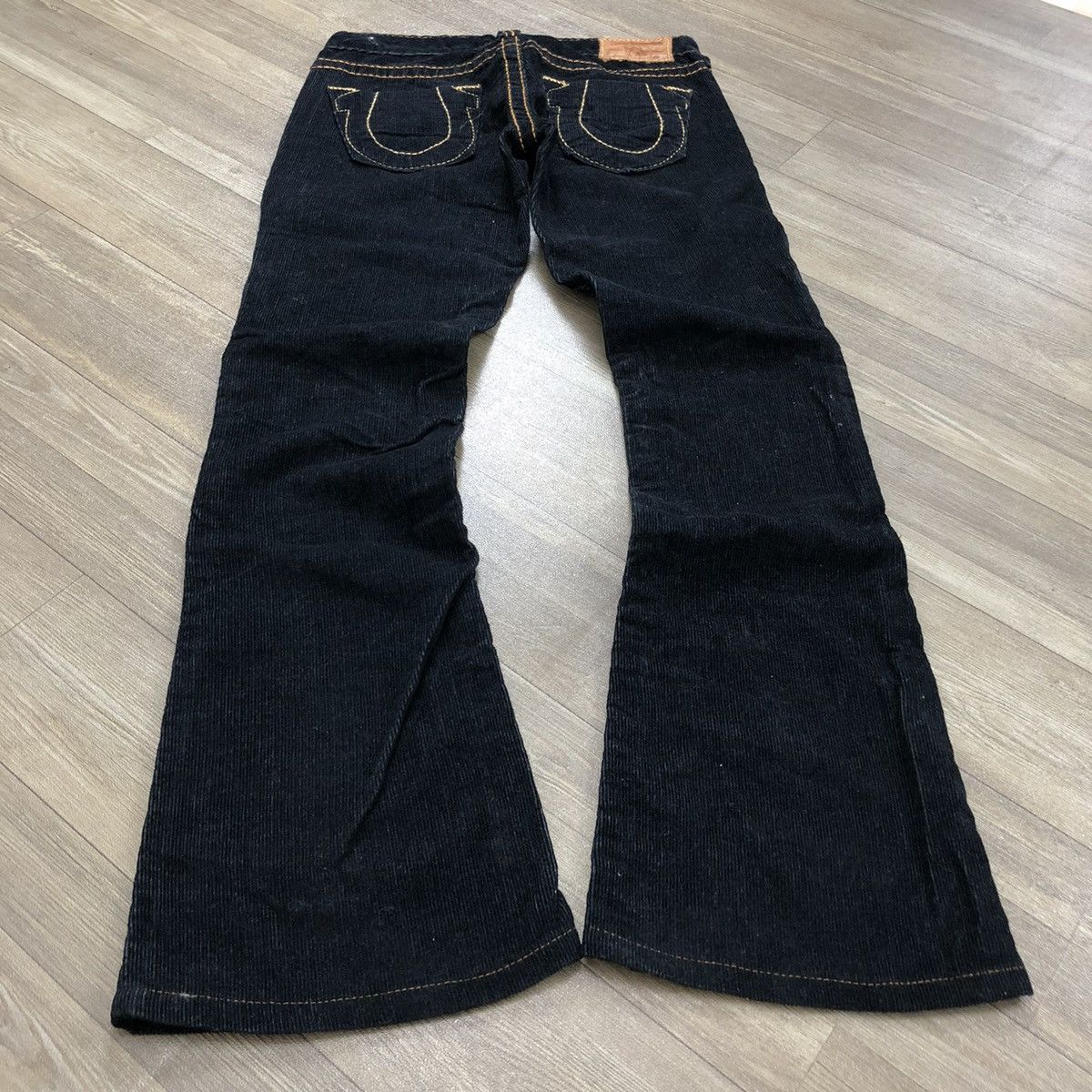 True Religion × Vintage Y2K Vintage True Religion Flared Courduroy Bootcut Pants Size 26" / US 2 / IT 38 - 3 Thumbnail