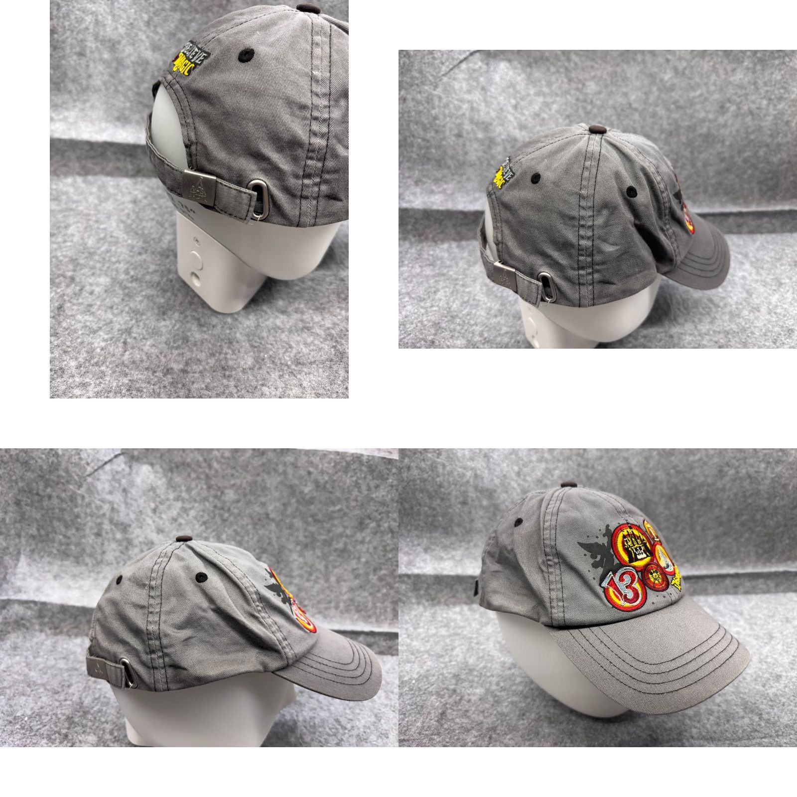 Disney Disney Disneyland Resort Hat Cap Strap Back Adult OS Gray Cotton Twill Disney Cap, Baseball, Adjustable, Lightweight, Unisex Adults Size ONE SIZE - 8 Thumbnail