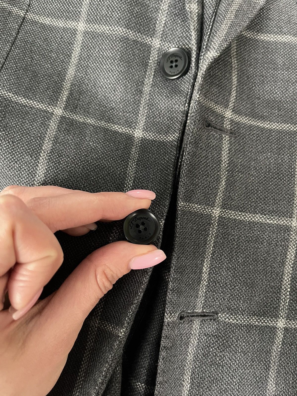 S.T. Dupont Ermenegildo Zegna wool linen silk blazer jacket