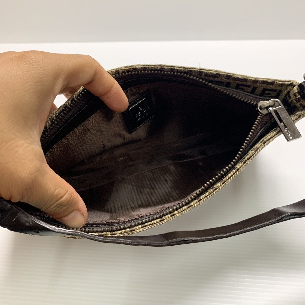 Fendi Fendi Zucchino Pochette Bag Size ONE SIZE - 10 Thumbnail