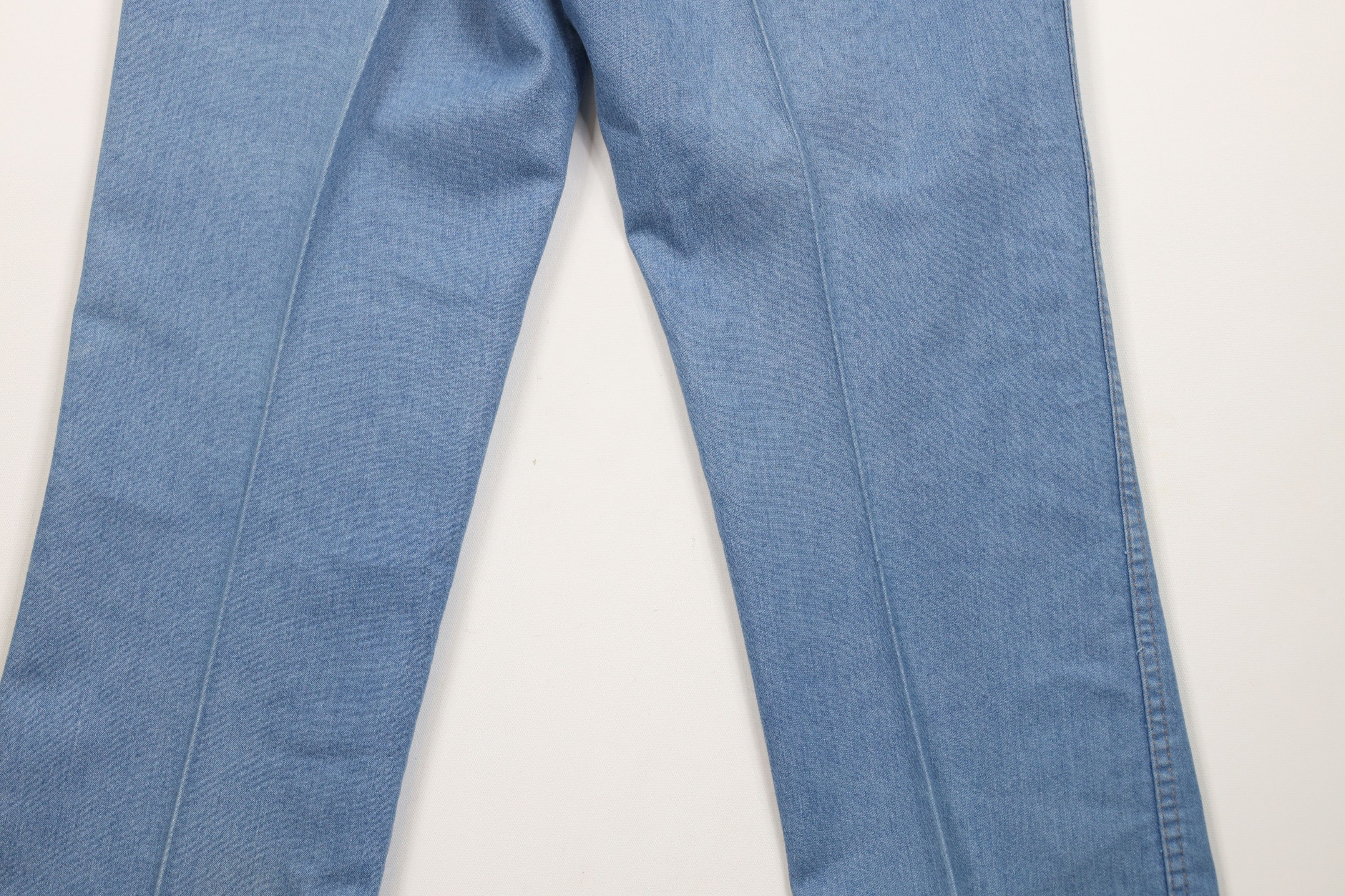 Vintage × Wrangler Vintage 90s Wrangler Flared Wide Leg Denim Jeans Blue Size US 36 / EU 52 - 12 Thumbnail
