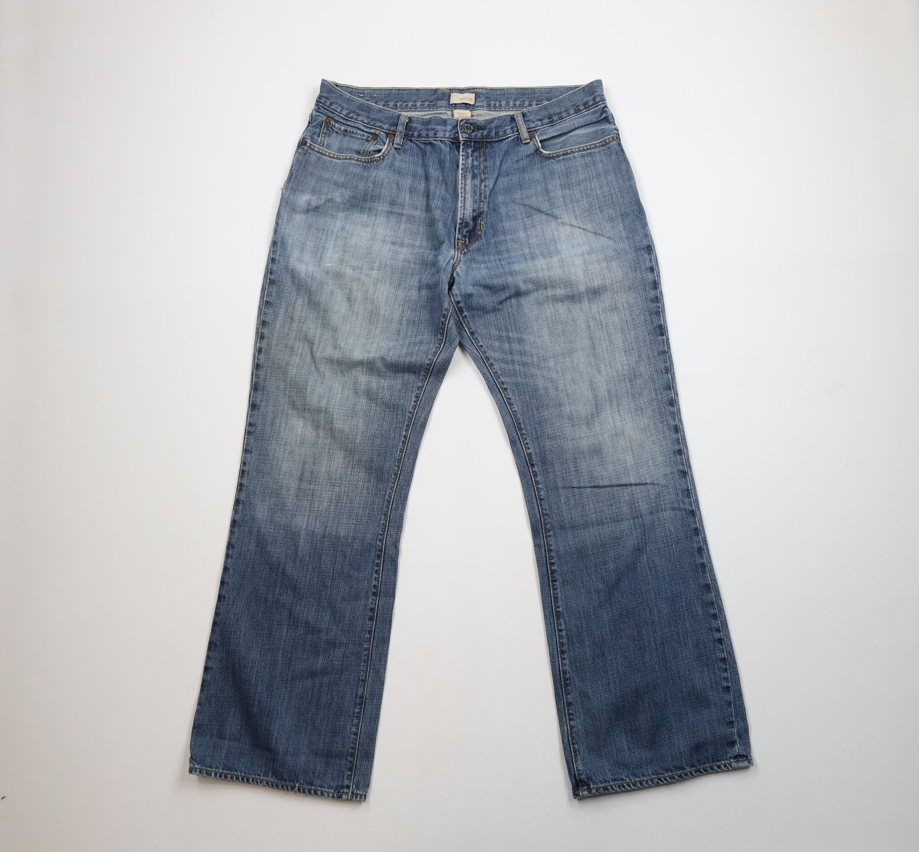 Gap × Vintage Vintage Y2K Gap Wide Leg Boot Fit Denim Jeans Blue Cotton Size US 36 / EU 52 - 1 Thumbnail