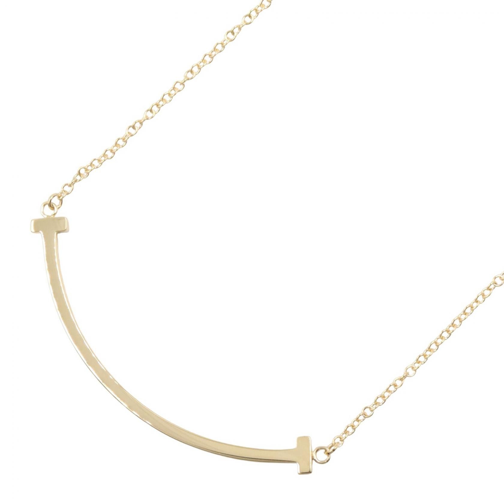 Tiffany & Co. Tiffany & Co. Tiffany & Co. T Smile Small Au750 Necklace Precious Metal Necklace 60011679 DUTY FREE for USA Size ONE SIZE - 1 Thumbnail