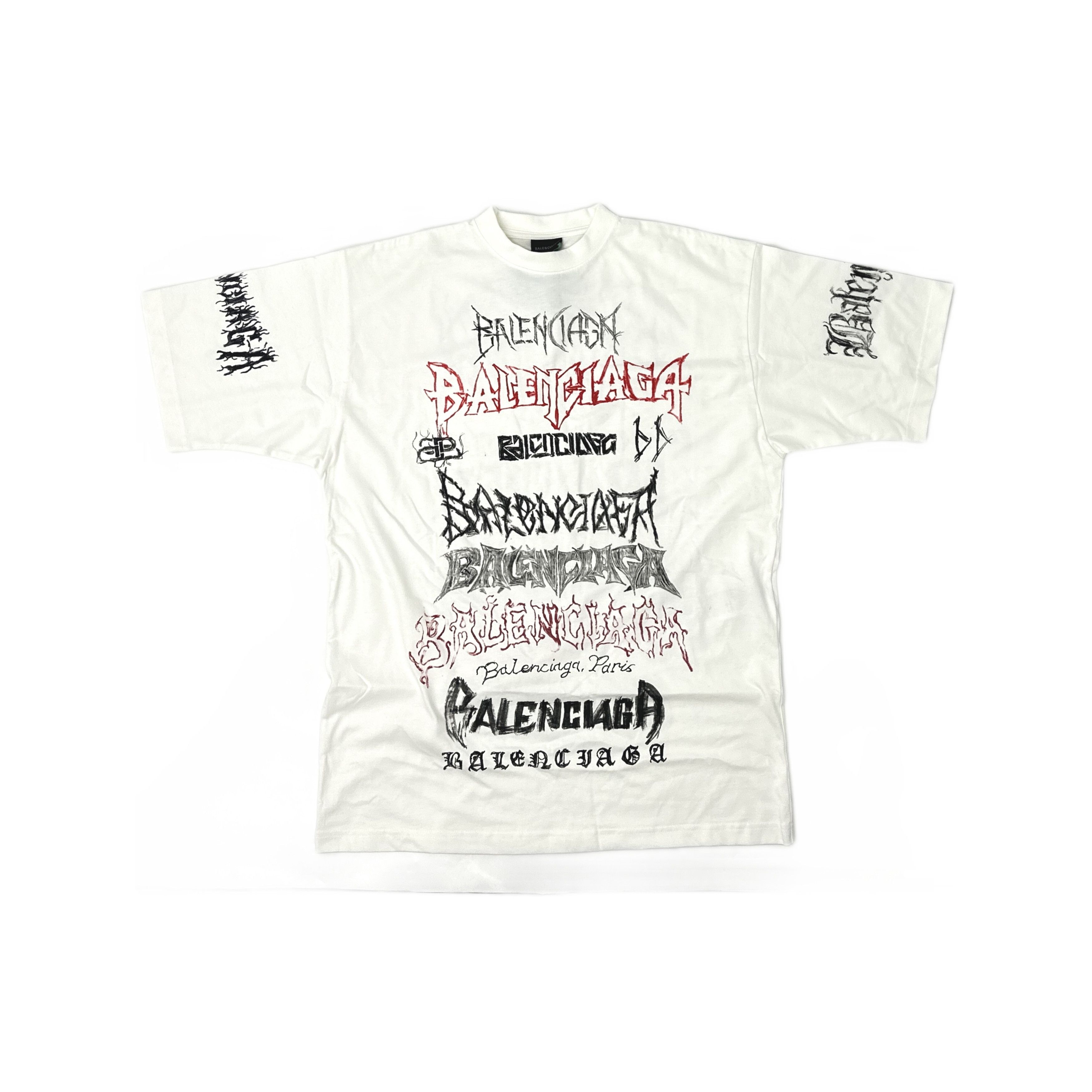 Balenciaga Balenciaga Knife Pump Graphic T-Shirt Size XS  display picture 3