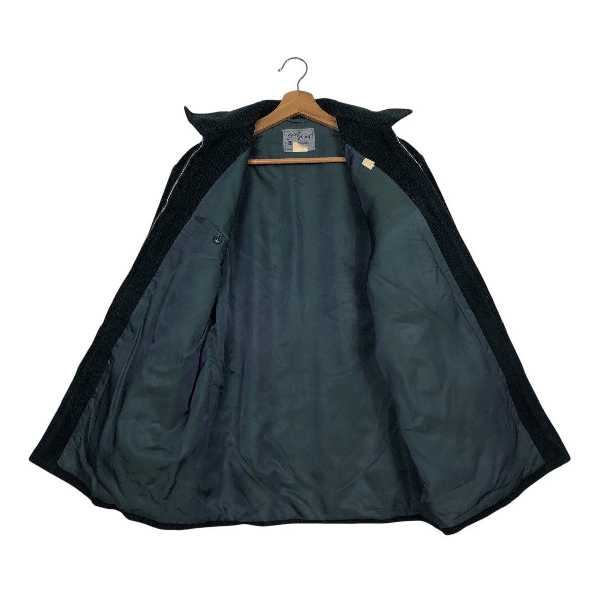 Japanese Brand 📌Rich Black Vintage Wool Jacket Mitsukoshi Issey Miyake Size US M / EU 48-50 / 2 - 14 Thumbnail
