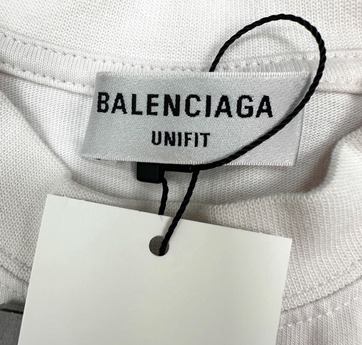 Balenciaga Balenciaga Logo Tape Short Sleeve T-shirt K12 Size US L / EU 52-54 / 3 - 3 Thumbnail