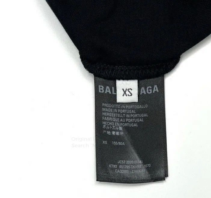Balenciaga Black Distressed Short Sleeve T-Shirt XL. Size US XL / EU 56 / 4 - 7 Thumbnail