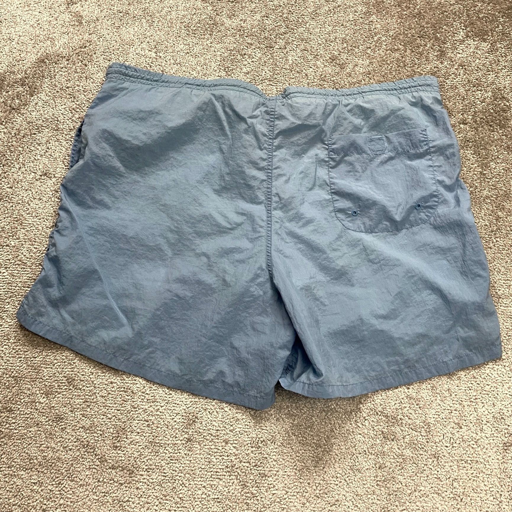Vintage Columbia Water Shorts Mens XL Blue Elastic Waist Pockets Nylon Swimming Trunks Size US 36 / EU 52 - 2 Thumbnail