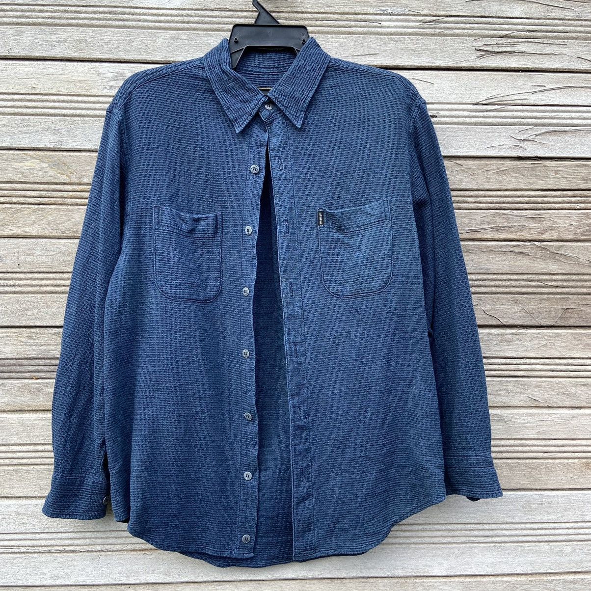 Japanese Brand × Lee × Vintage Lee Sanforized Waffle Shirt Size US S / EU 44-46 / 1 - 1 Thumbnail