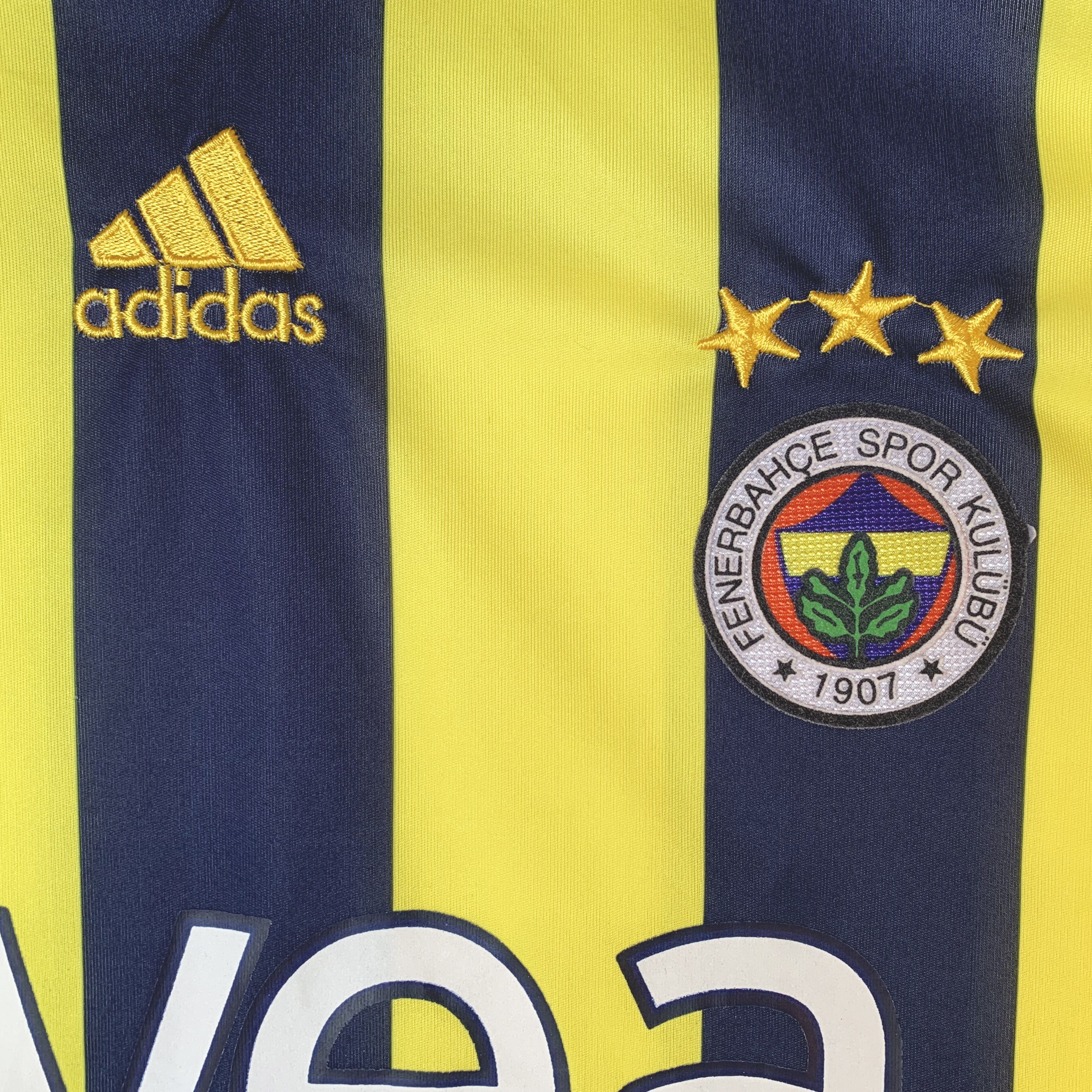 Adidas ADIDAS FENERBAHCE Jersey Football Soccer 2010 2011 Home Kit Size US L / EU 52-54 / 3 - 6 Thumbnail