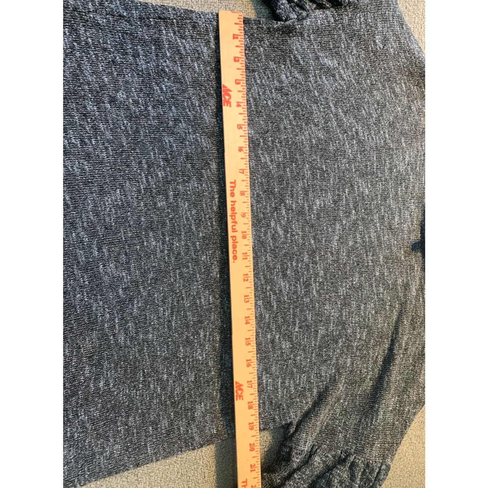 Vintage a.n.a Women's Gray Sweater XL 3/4 Sleeve Sparkles Women Extra Large Size XL / US 12-14 / IT 48-50 - 4 Thumbnail