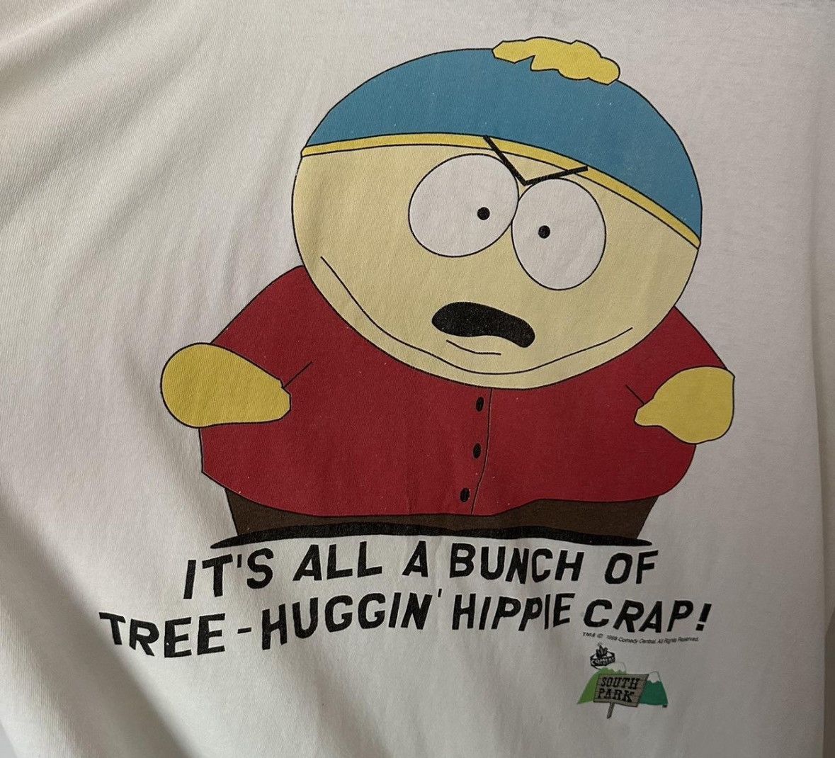 Gildan VINTAGE SOUTH PARK CARTMAN OFFICIAL MERCH TEE SHIRT Size US XL / EU 56 / 4 - 3 Thumbnail