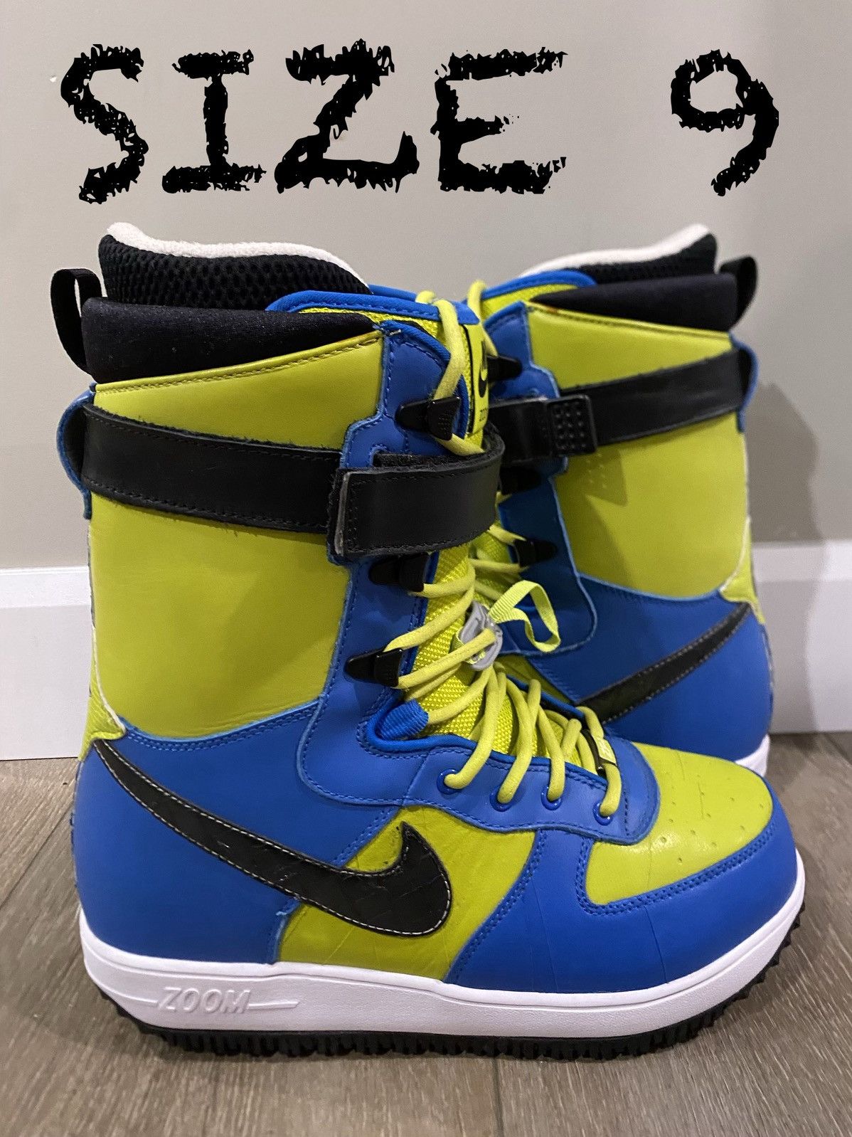 Nike Nike Zoom Force 1 Snowboard Boots Cactus Green/ Blue / Black Size US 9 / EU 42 - 10 Thumbnail