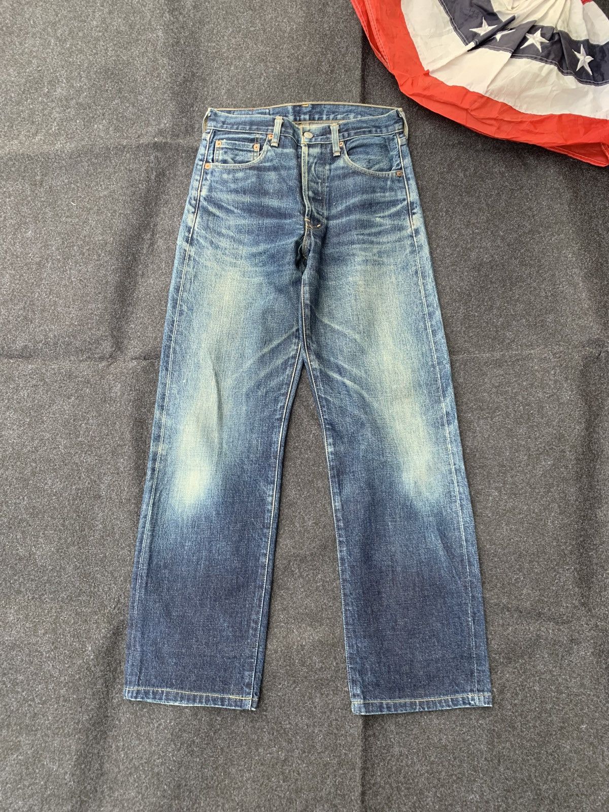 Levi's Levi's 503B Big E Selvedge Japan 🇯🇵 Vintage Fade Size US 28 / EU 44 - 1 Thumbnail