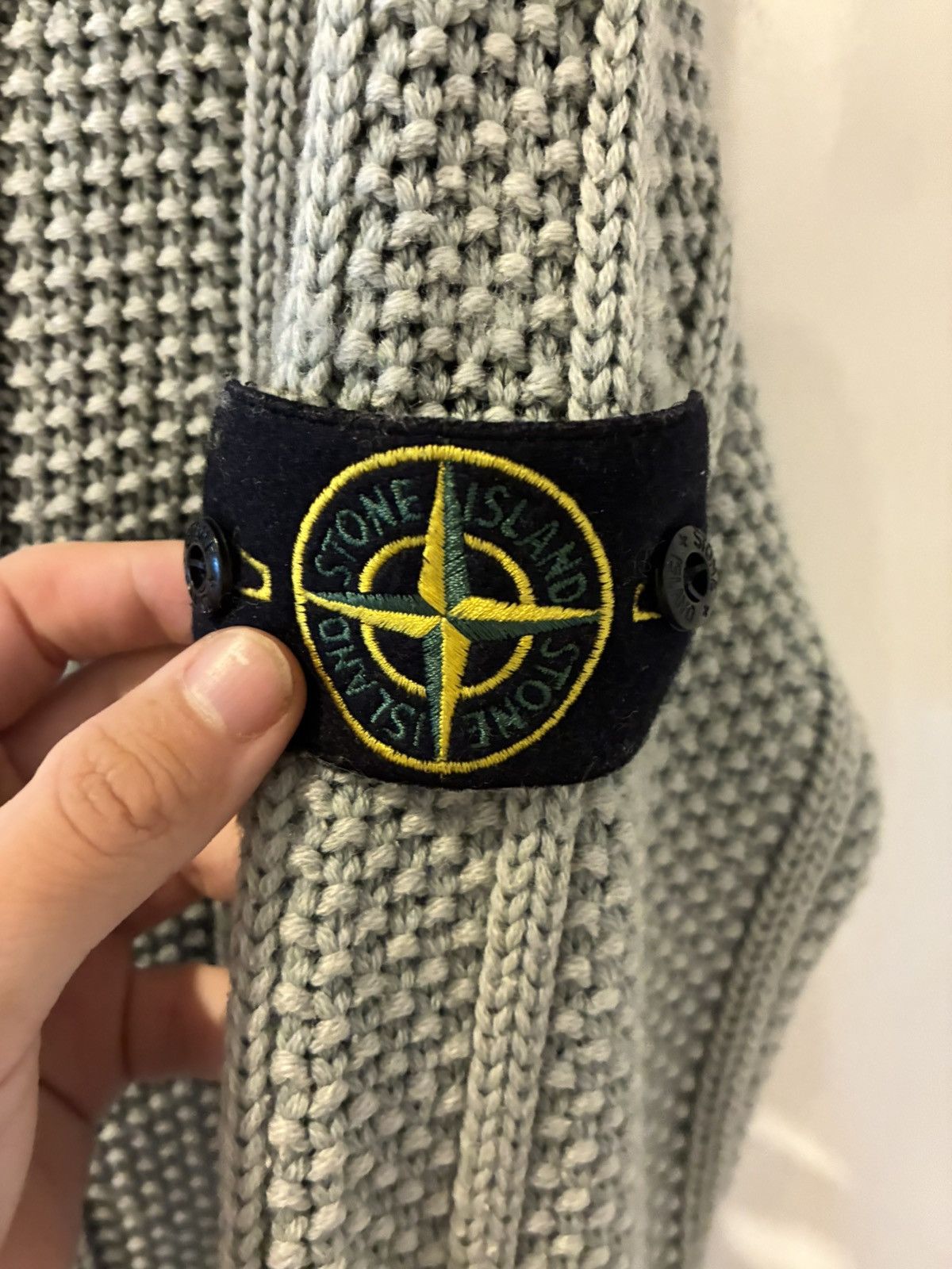 Stone Island Stone Island Knitwear 100% Pure Wool ’DUST' Treatment 100% Size US M / EU 48-50 / 2 - 2 Thumbnail