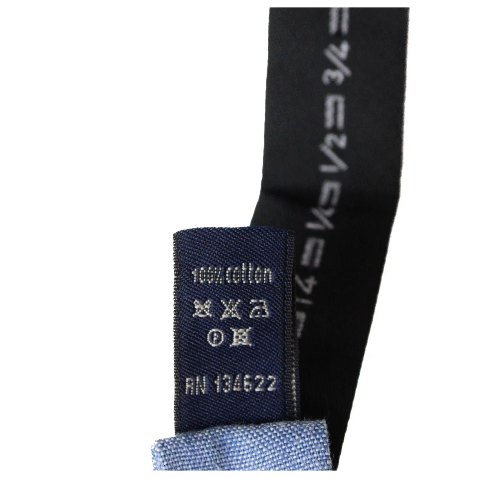 Suitsupply SUITSUPPLY Bow Tie Men's ONE SIZE Self Tied Adjustable Blue Size ONE SIZE - 4 Thumbnail