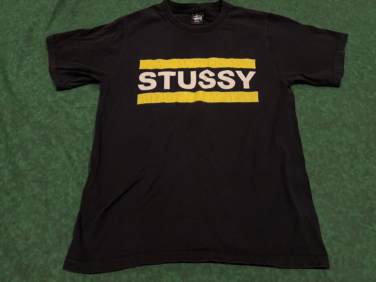 Stussy Vintage Stussy - Spell Out Bar - Y2K - Double Sided Size US S / EU 44-46 / 1 - 1 Thumbnail