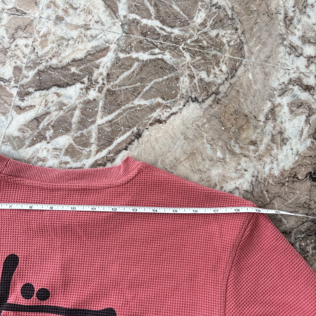 Stussy Stüssy Long Sleeve Thermal shirt with a waffle knit Size US M / EU 48-50 / 2 - 23 Thumbnail