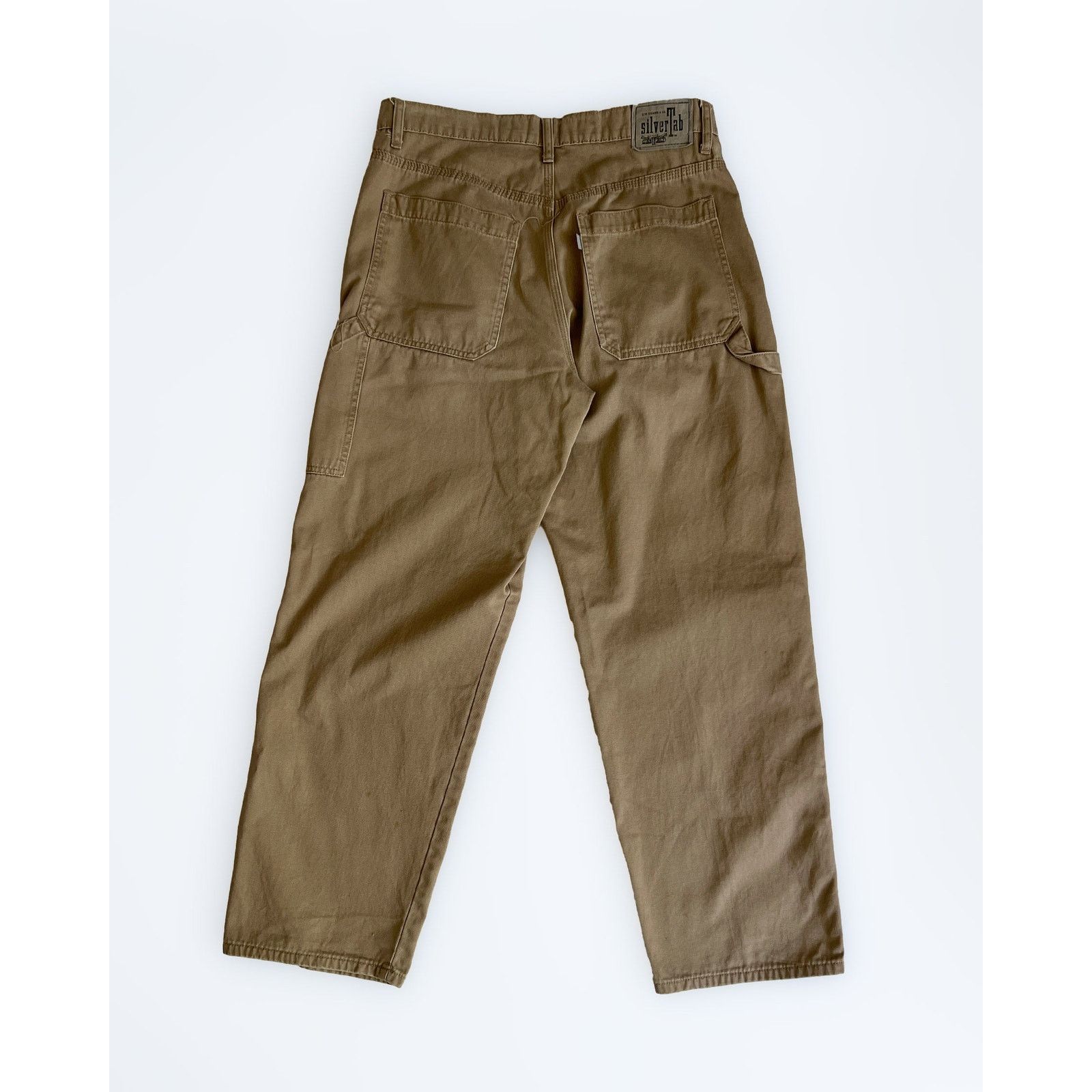 Levi's 2000s Levi's Silvertab Khaki Work Pants Size US 32 / EU 48 - 2 Thumbnail