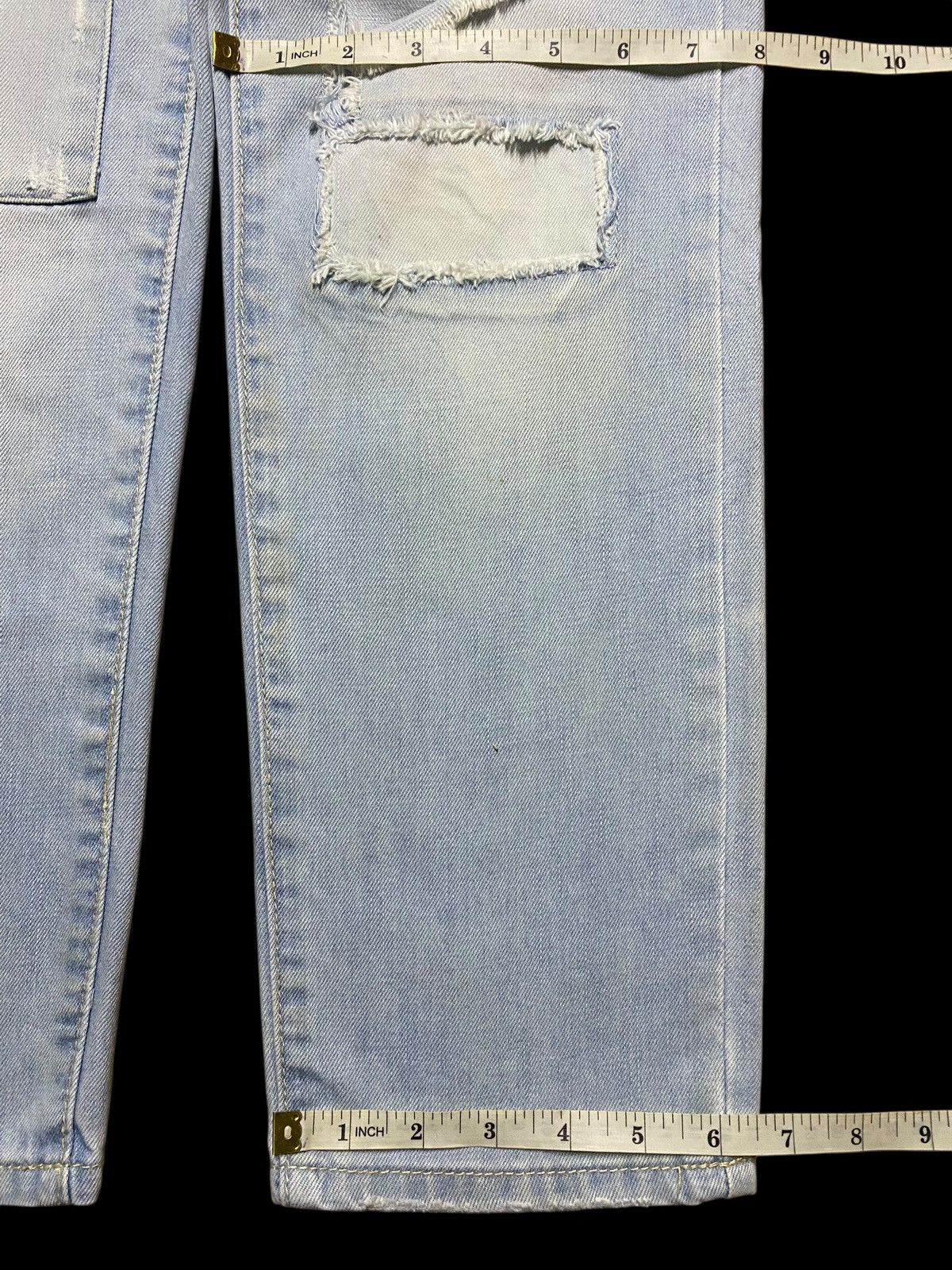 Japanese Brand Rare Vintage Japanese Brand Retro Girl Patched Jeans Size 30" / US 8 / IT 44 - 13 Thumbnail