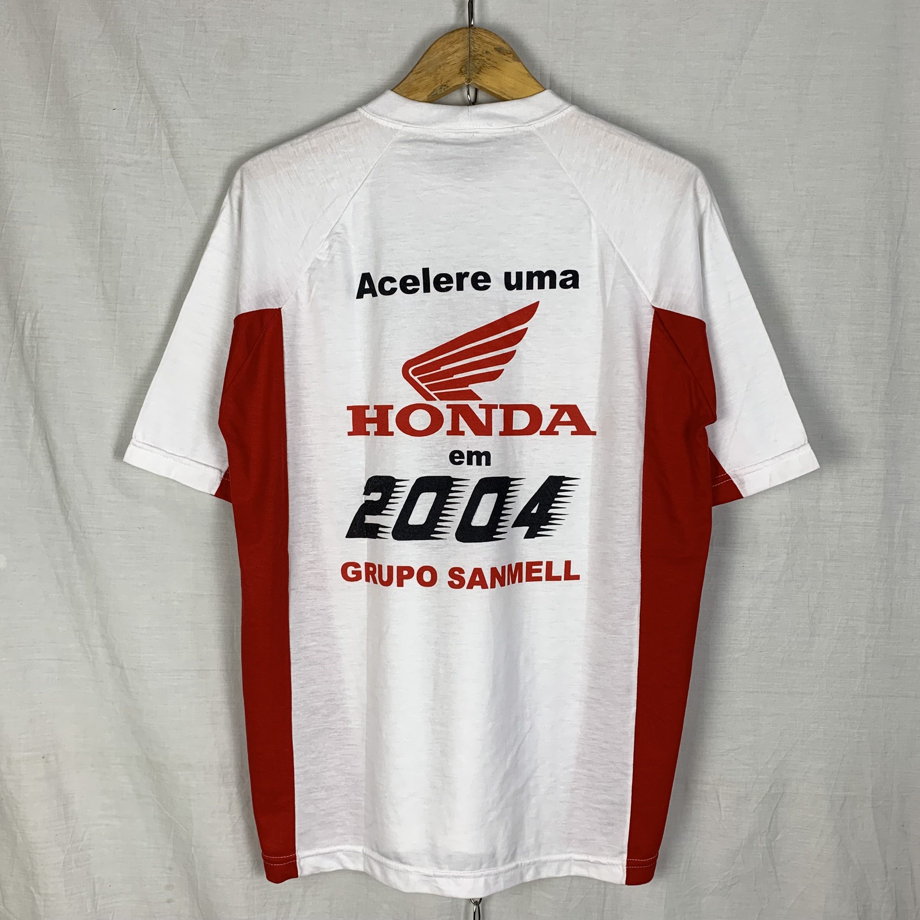 Honda Honda 2004 Grupo Sanmell Tshirt Size US M / EU 48-50 / 2 - 2 Thumbnail